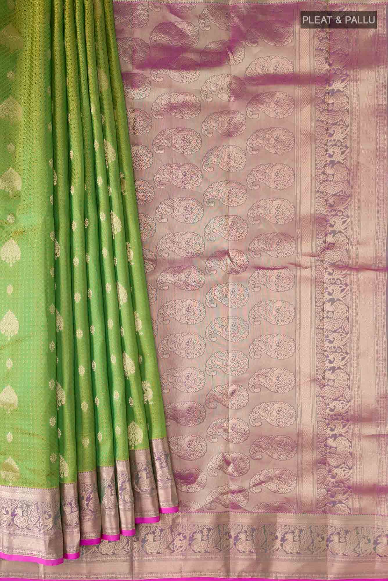 Green Kanchipuram Silk Saree