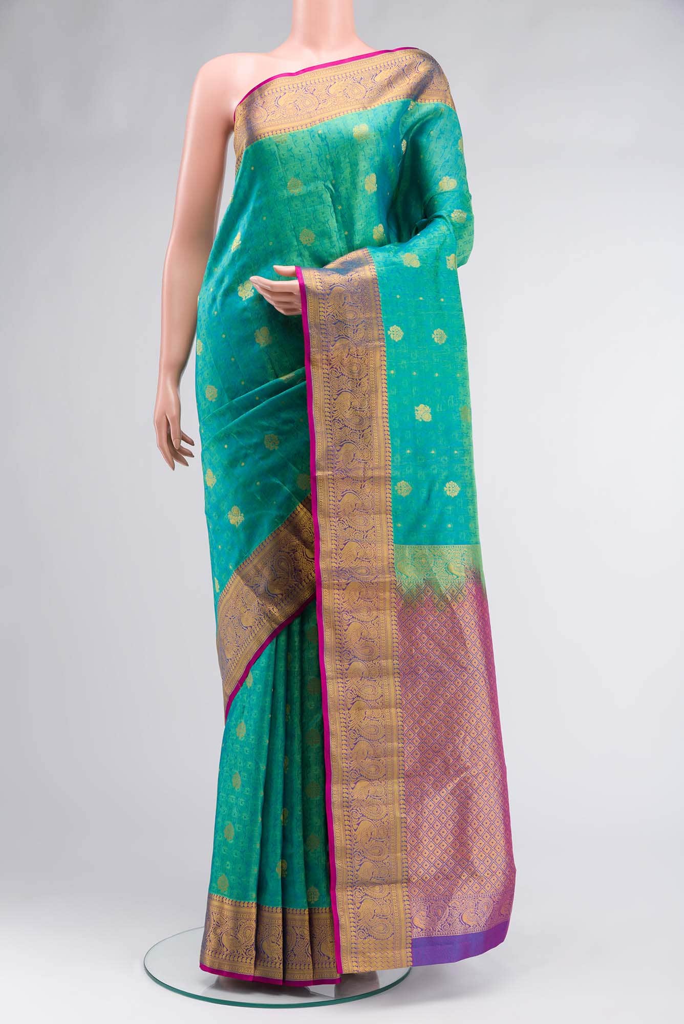 Green Kanchipuram Silk Saree