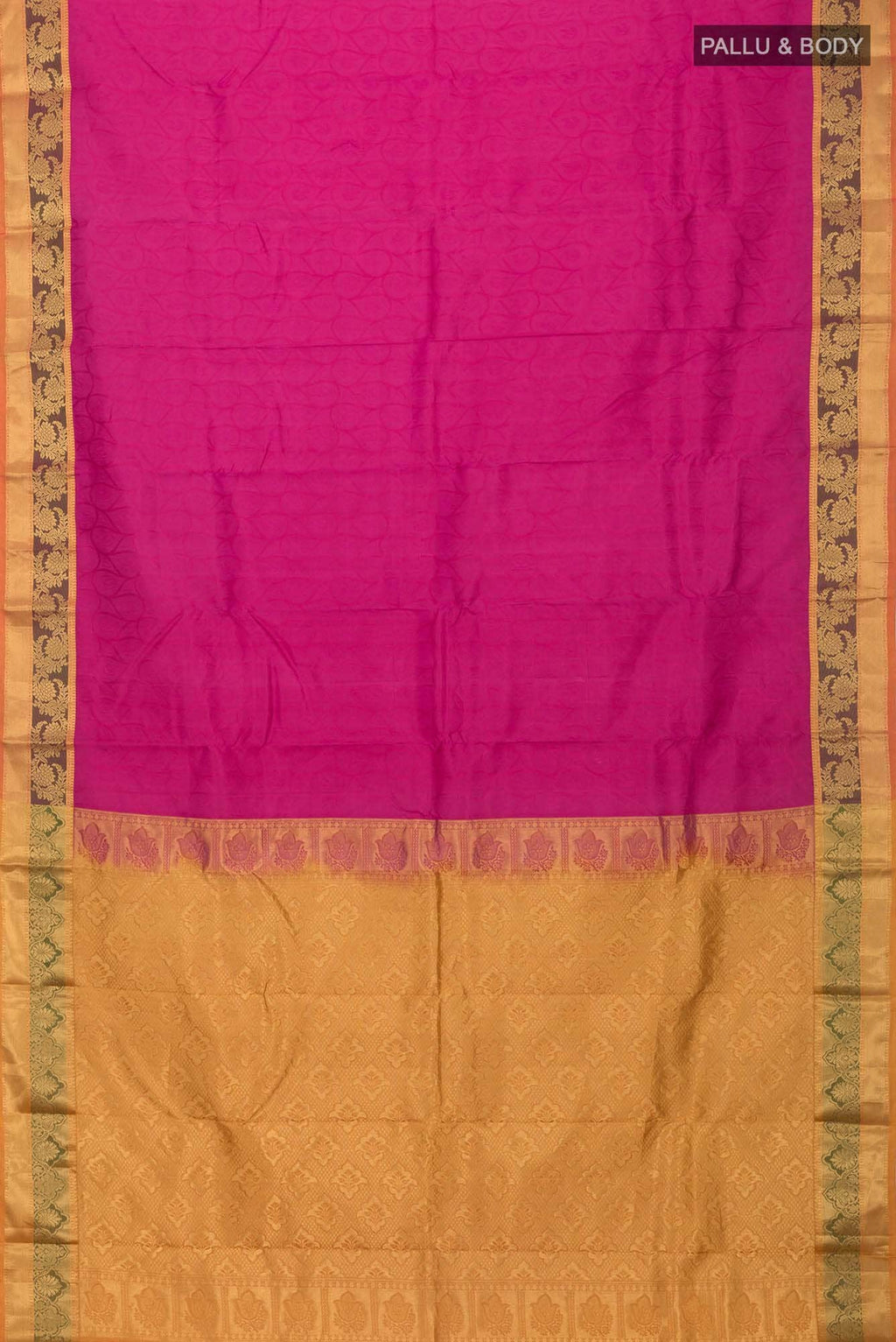 Pink Kanchipuram Silk Saree