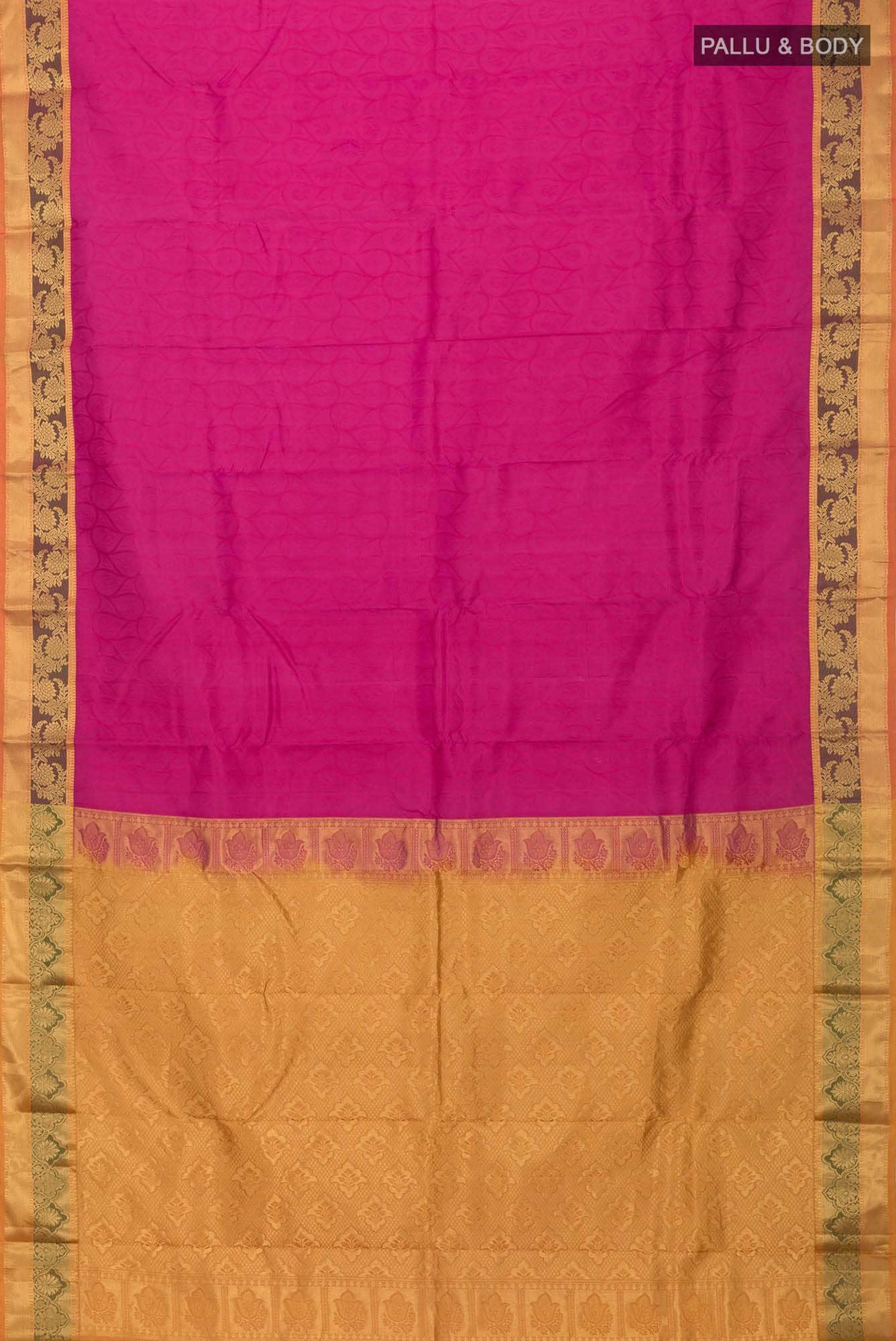 Pink Kanchipuram Silk Saree