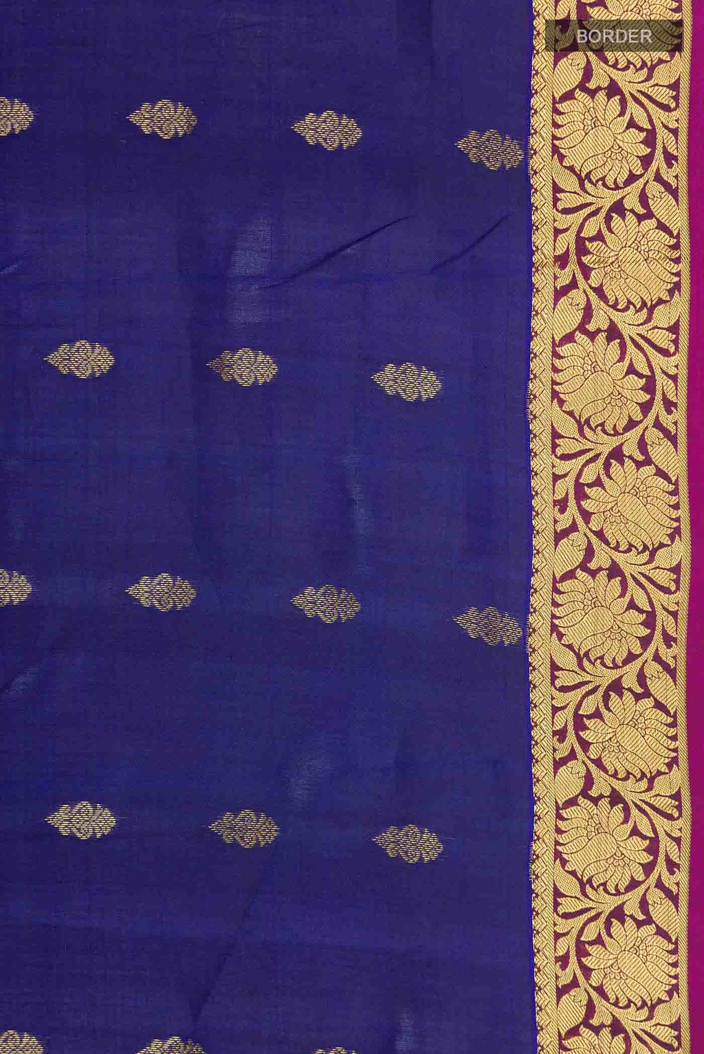 Blue Kanchipuram Silk Saree