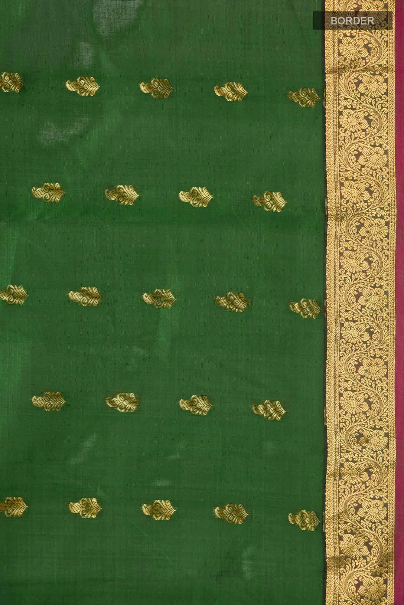 Green Kanchipuram Silk Saree