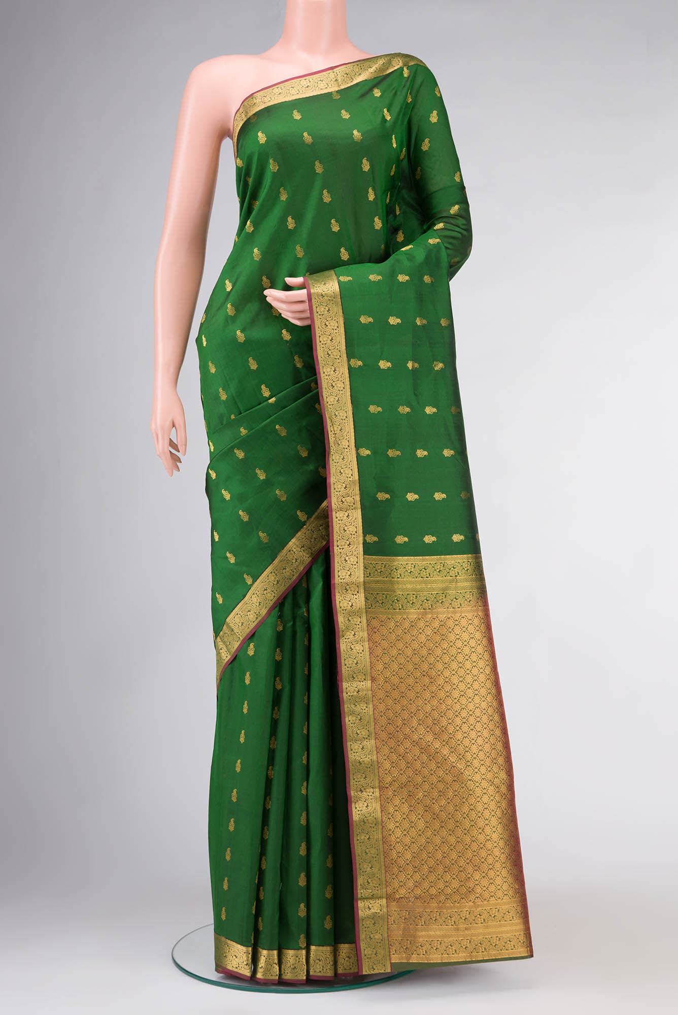 Green Kanchipuram Silk Saree