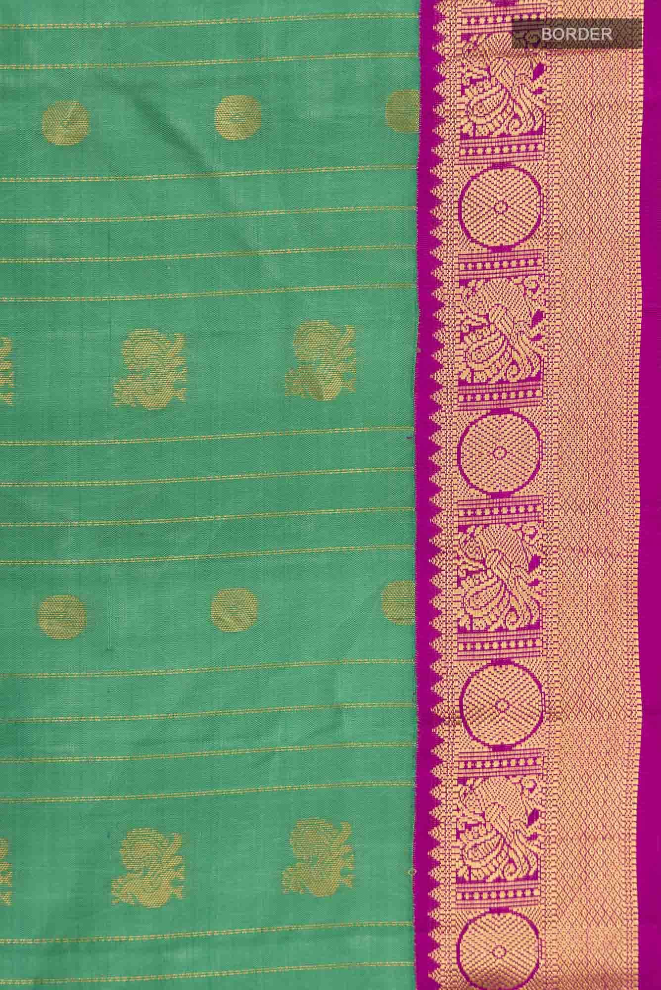 Green Kanchipuram Silk Saree