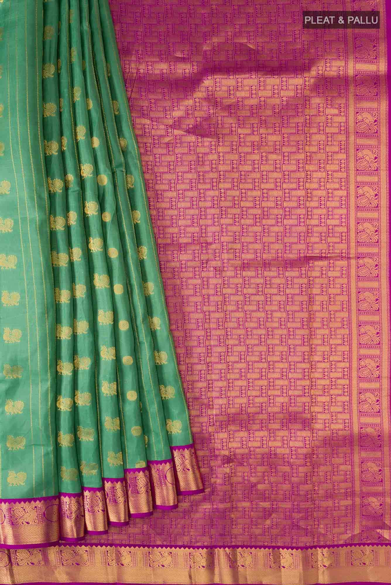 Green Kanchipuram Silk Saree