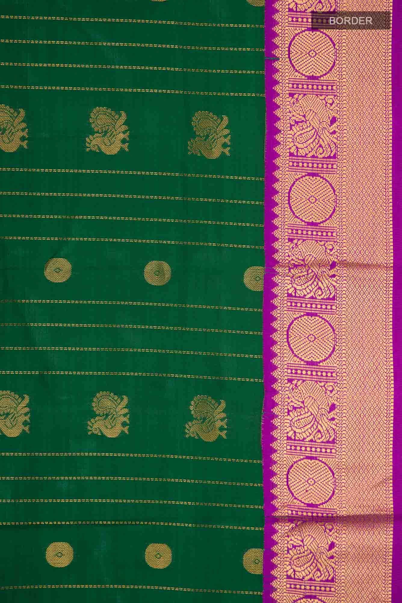 Green Kanchipuram Silk Saree