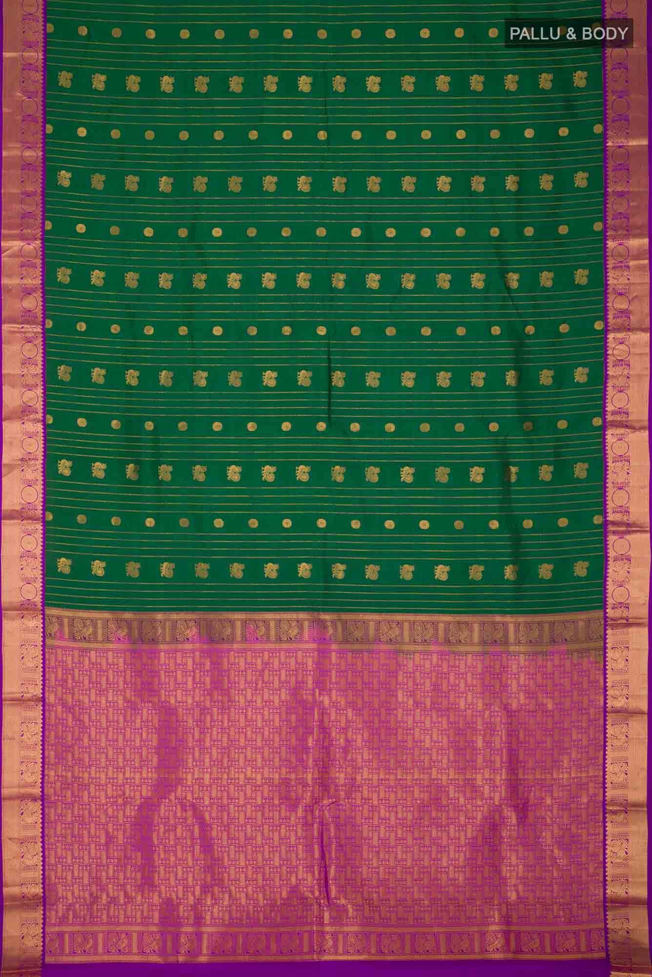 Green Kanchipuram Silk Saree