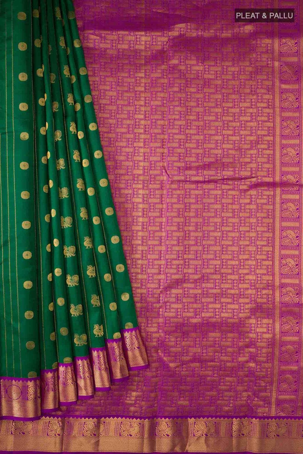 Green Kanchipuram Silk Saree