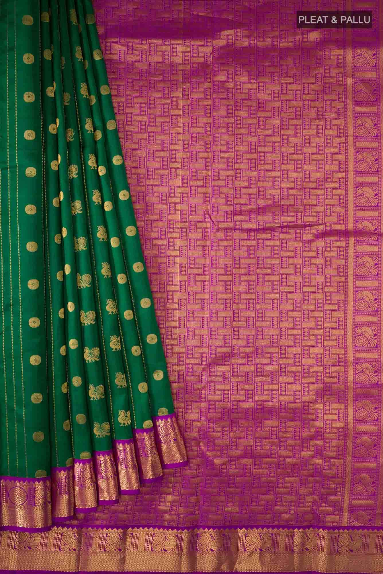 Green Kanchipuram Silk Saree