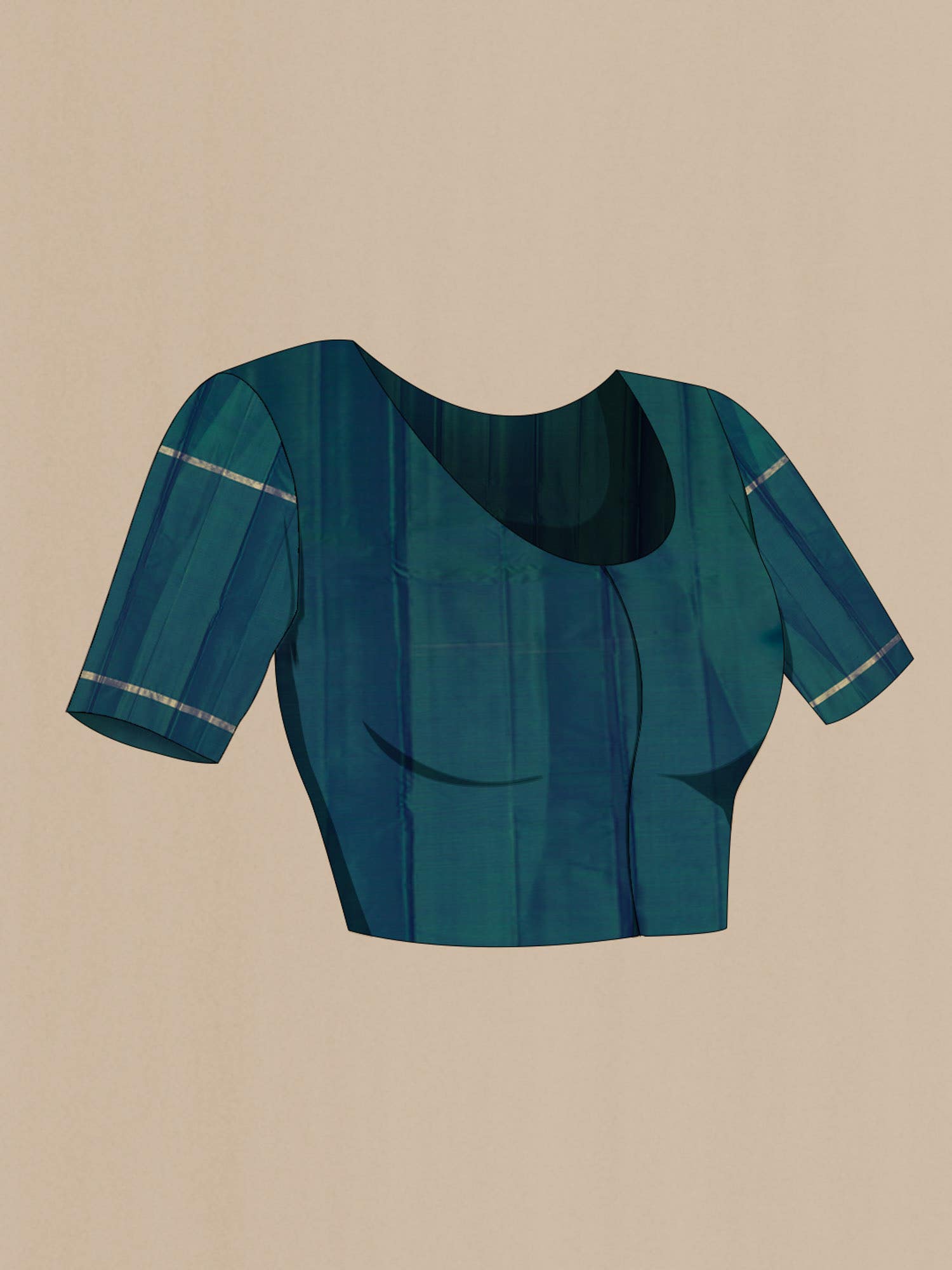 Blue Kanchipuram Silk Saree