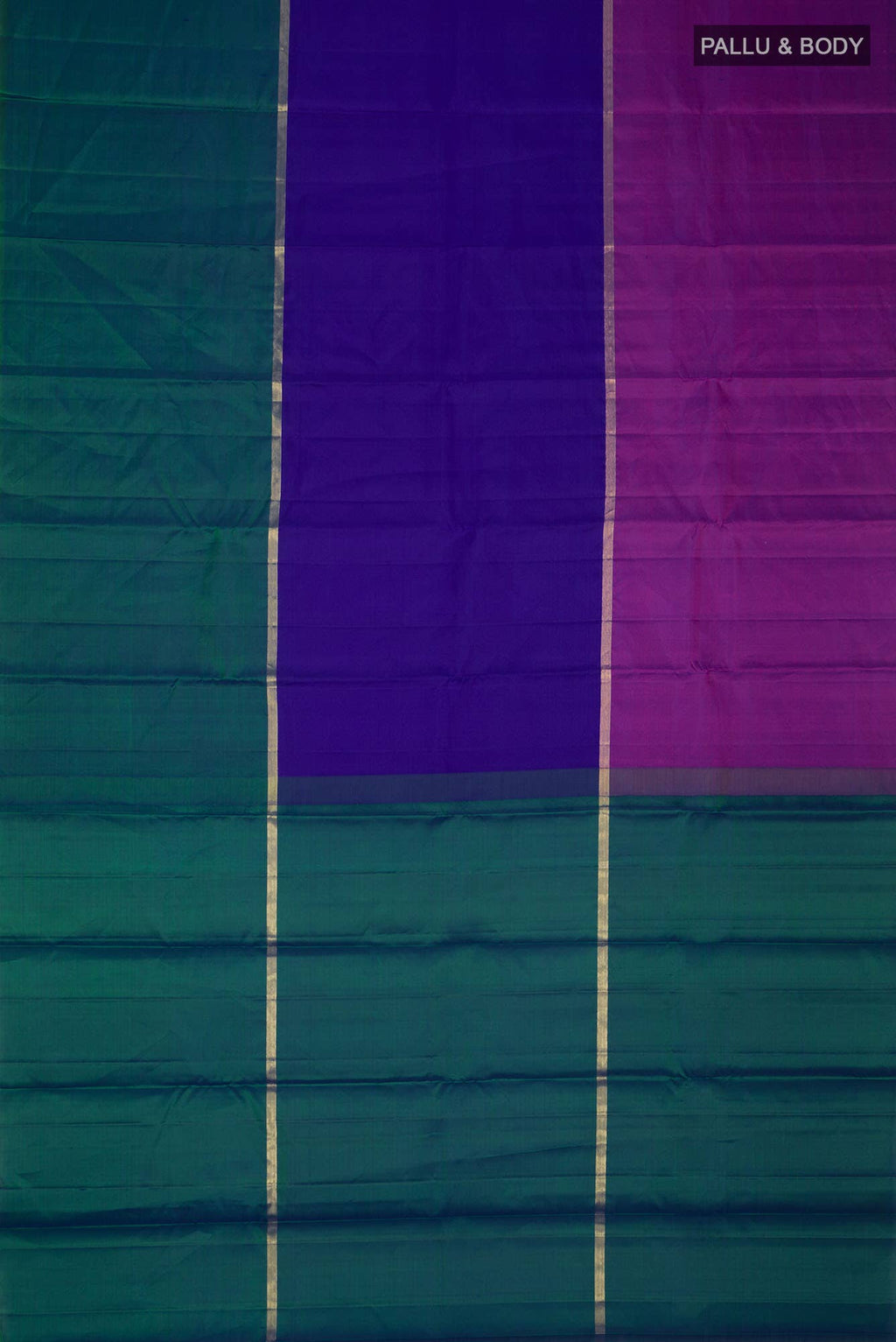 Blue Kanchipuram Silk Saree