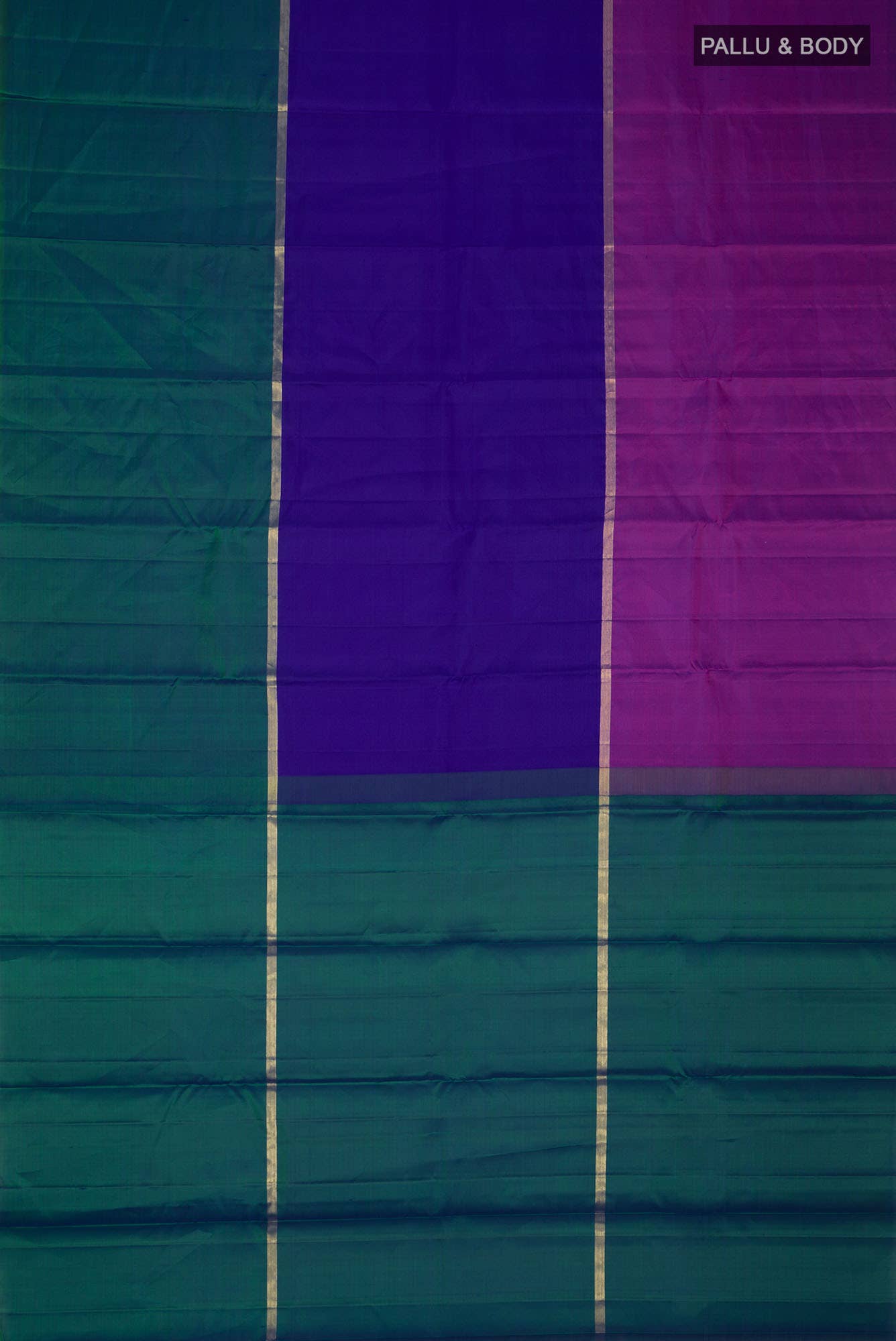 Blue Kanchipuram Silk Saree