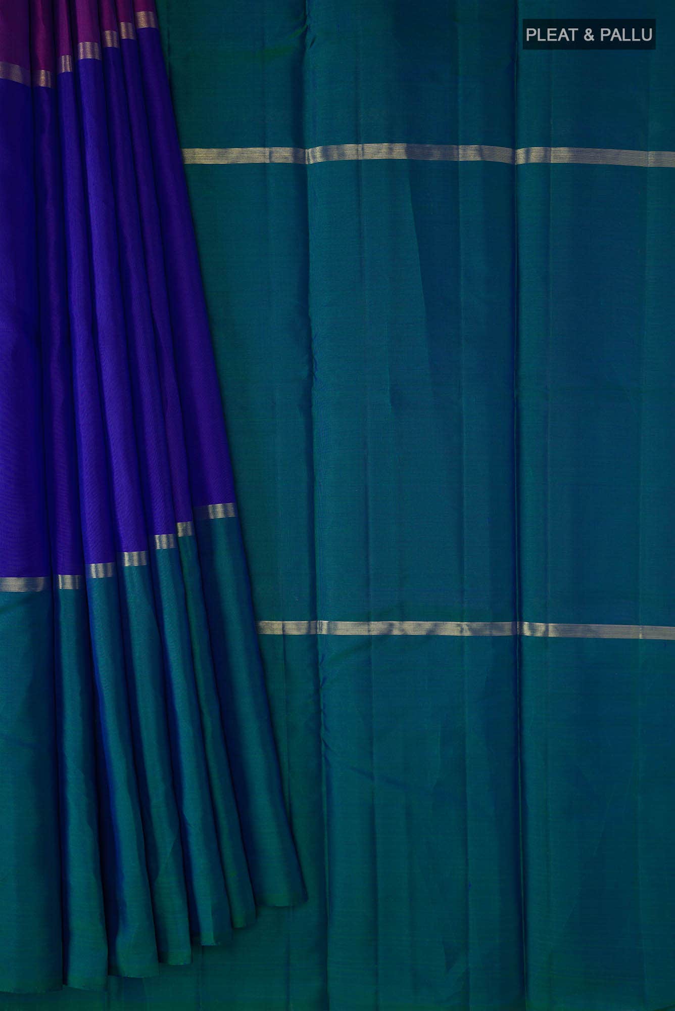Blue Kanchipuram Silk Saree