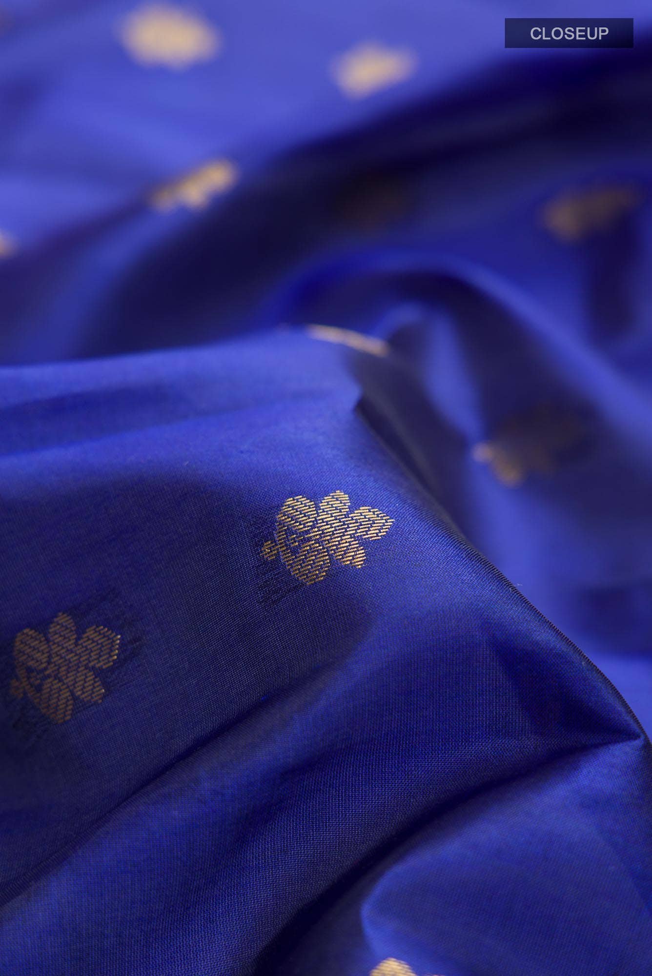 Blue Kanchipuram Silk Saree