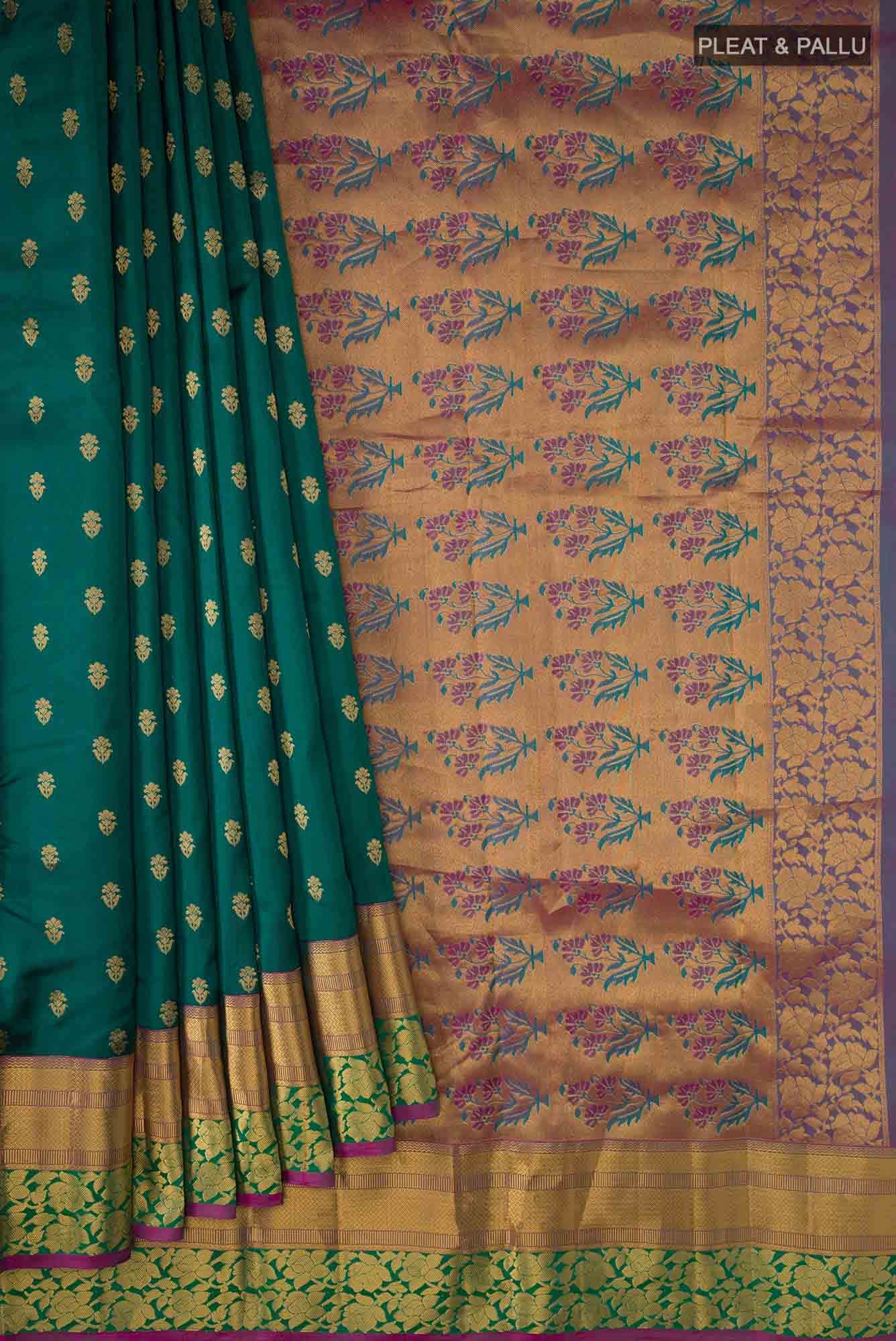 Green Kanchipuram Silk Saree