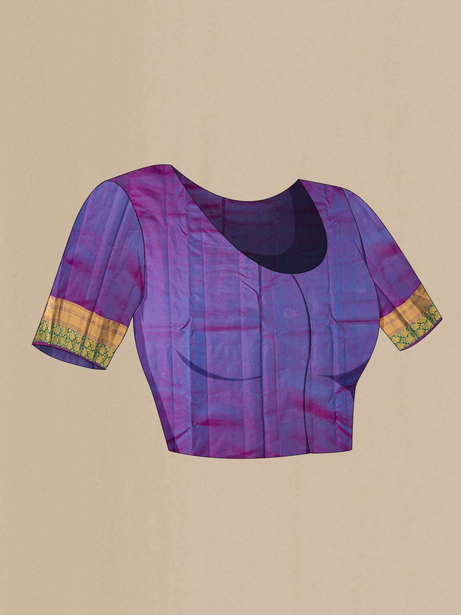 Blue Kanchipuram Silk Saree
