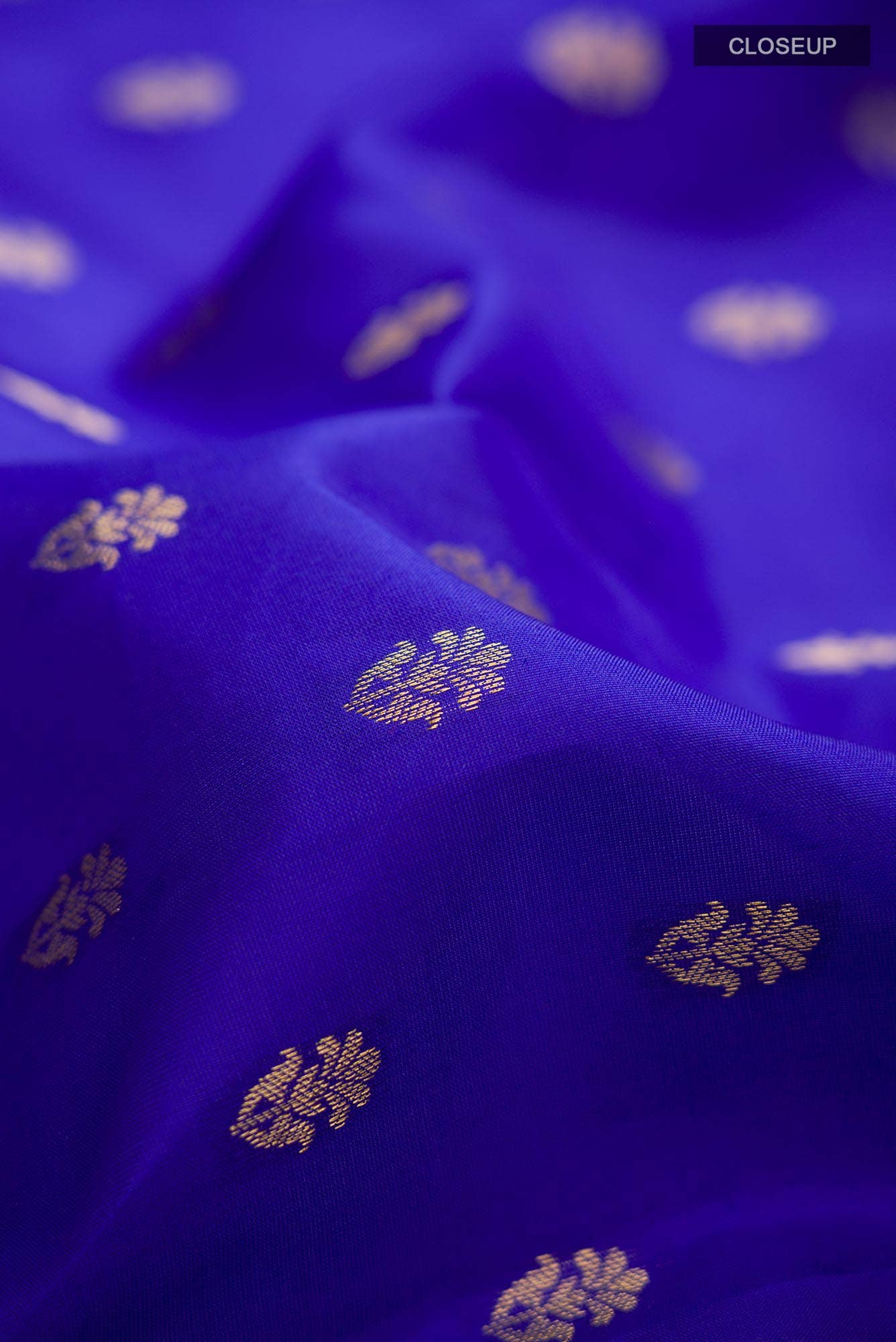 Blue Kanchipuram Silk Saree