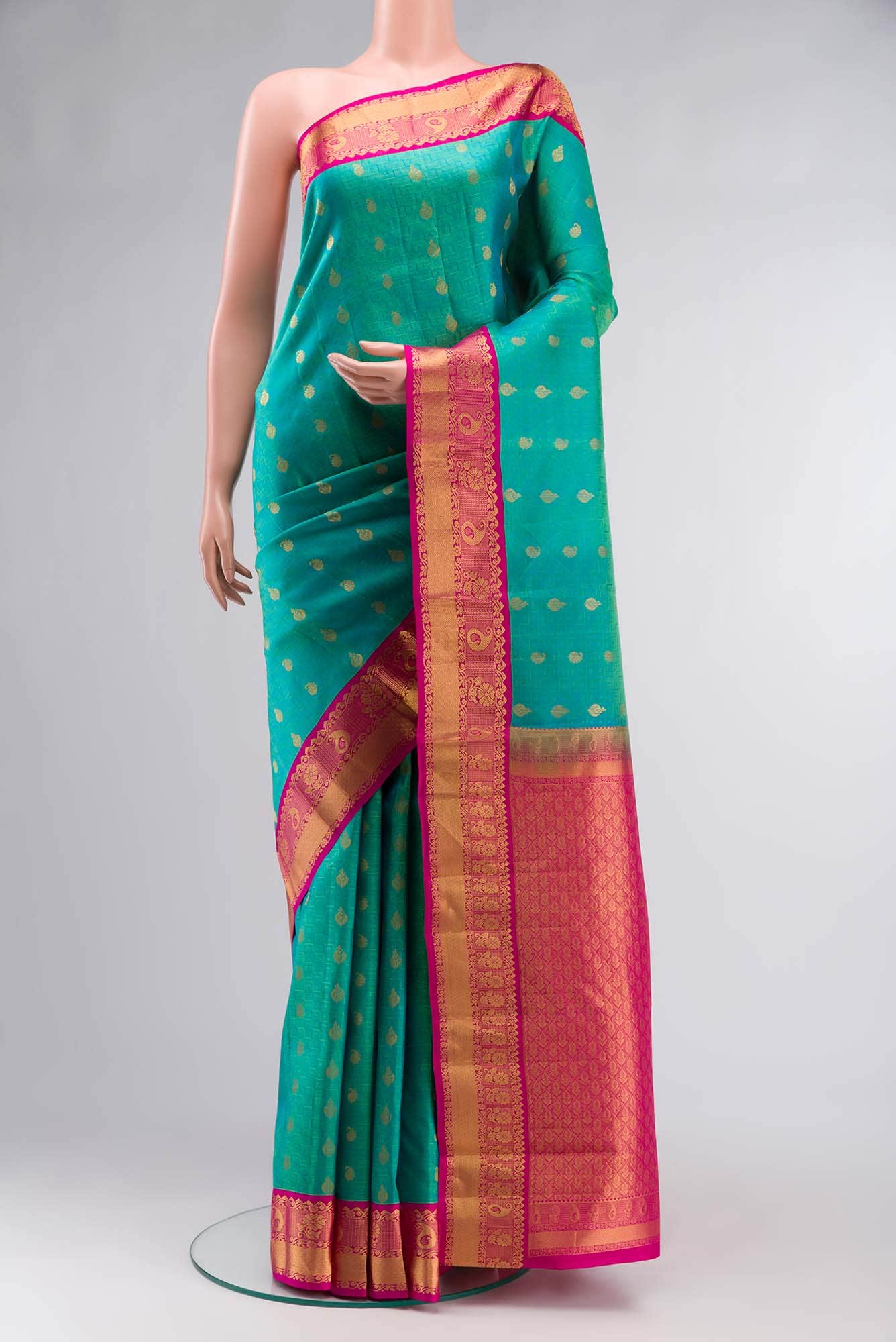 Green Kanchipuram Silk Saree