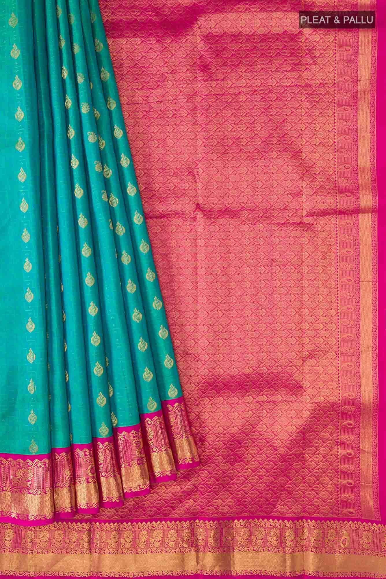Green Kanchipuram Silk Saree