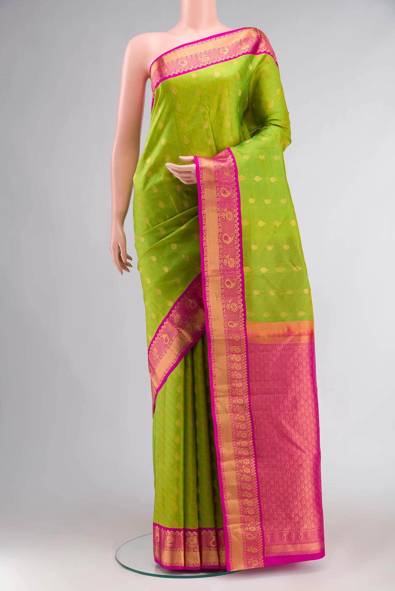Green Kanchipuram Silk Saree