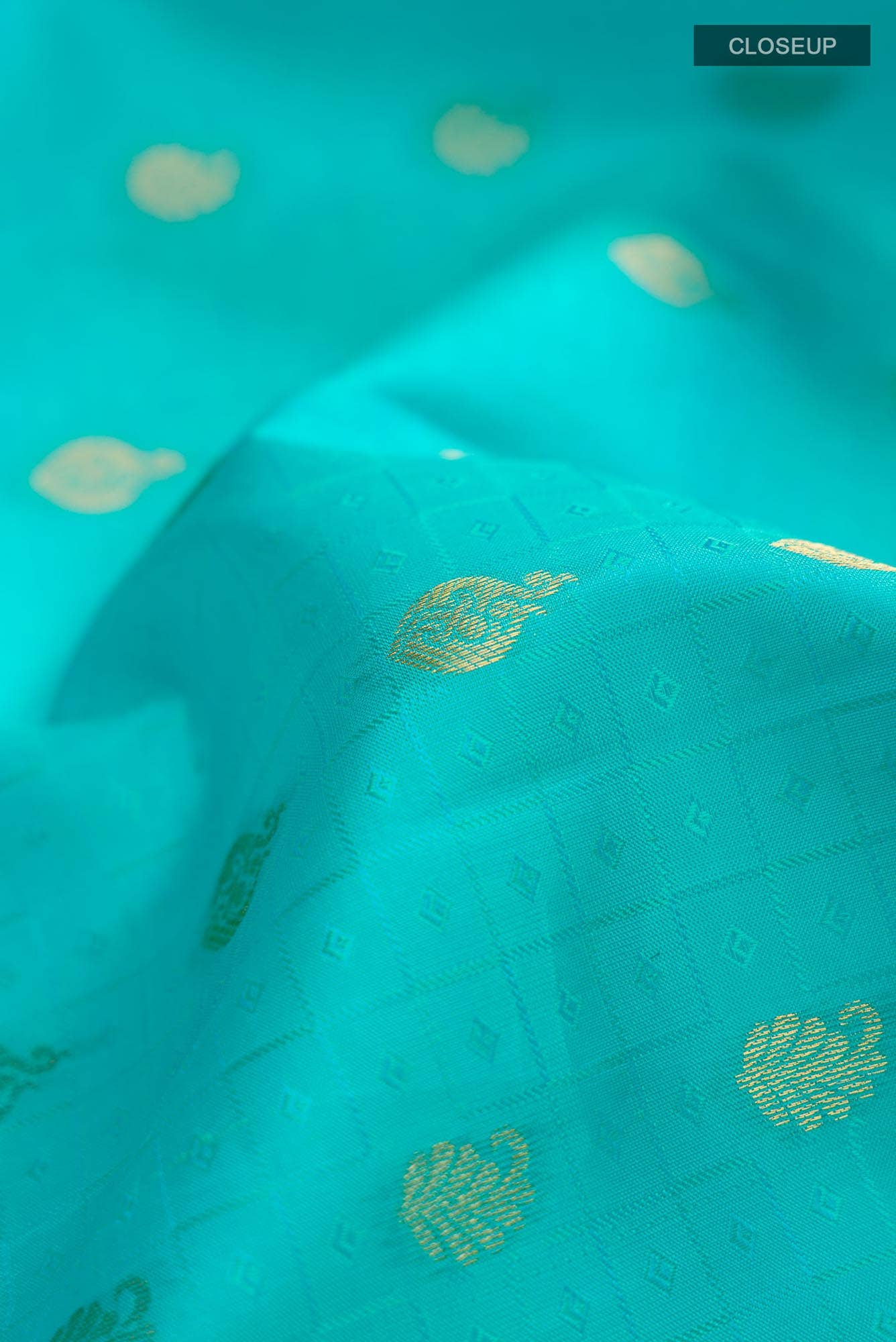 Blue Kanchipuram Silk Saree