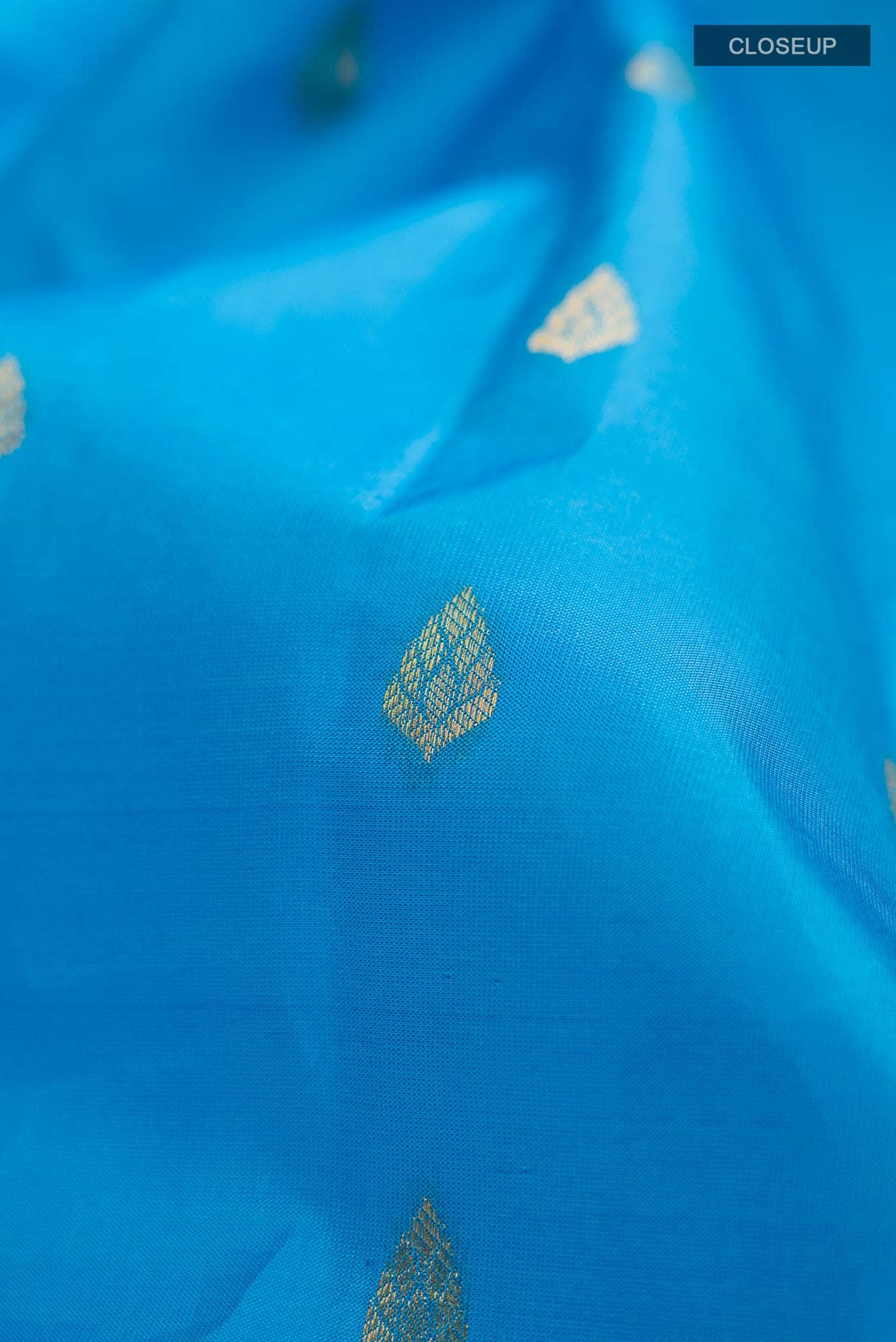 Blue Kanchipuram Silk Saree