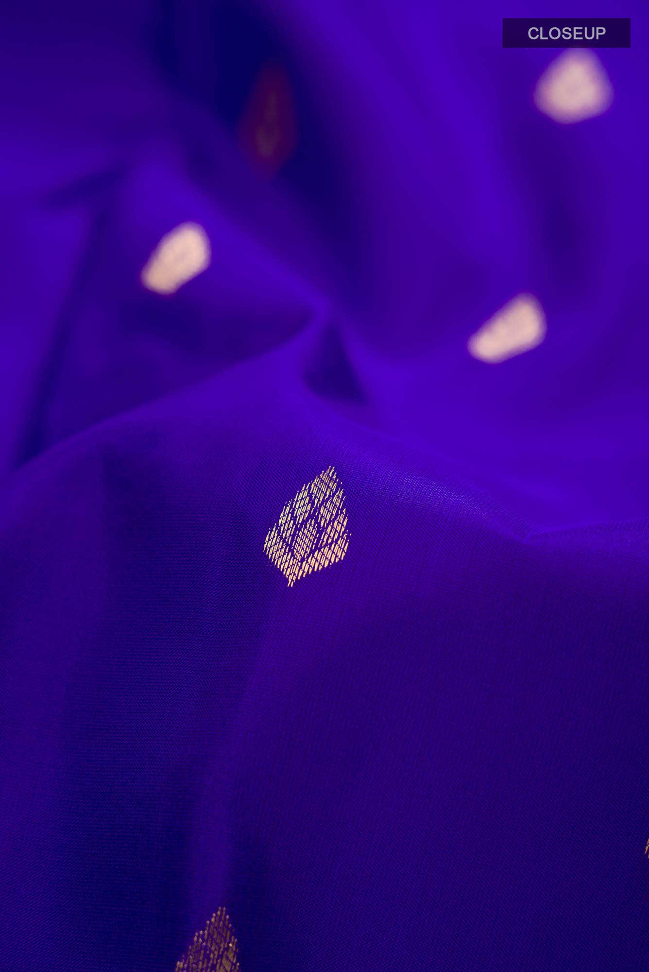Blue Kanchipuram Silk Saree