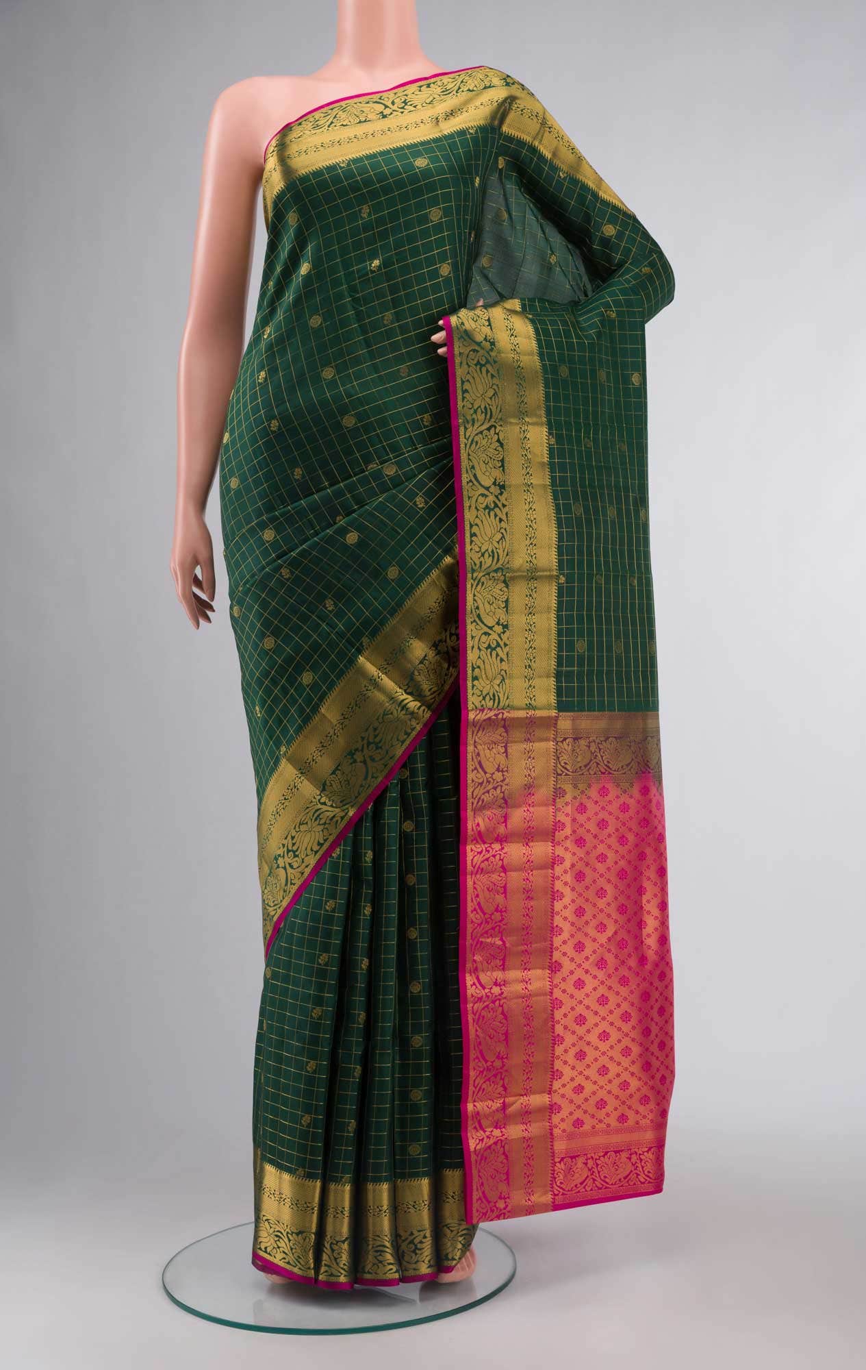 Green Kanchipuram Silk Saree