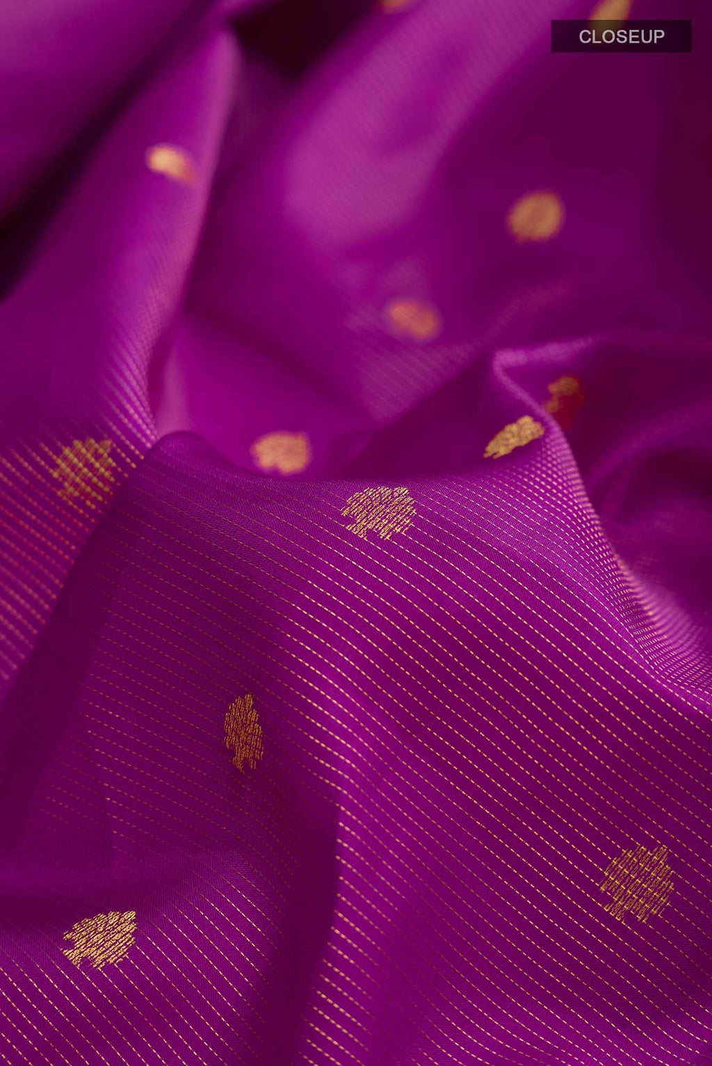 Magenta Kanchipuram Silk Saree