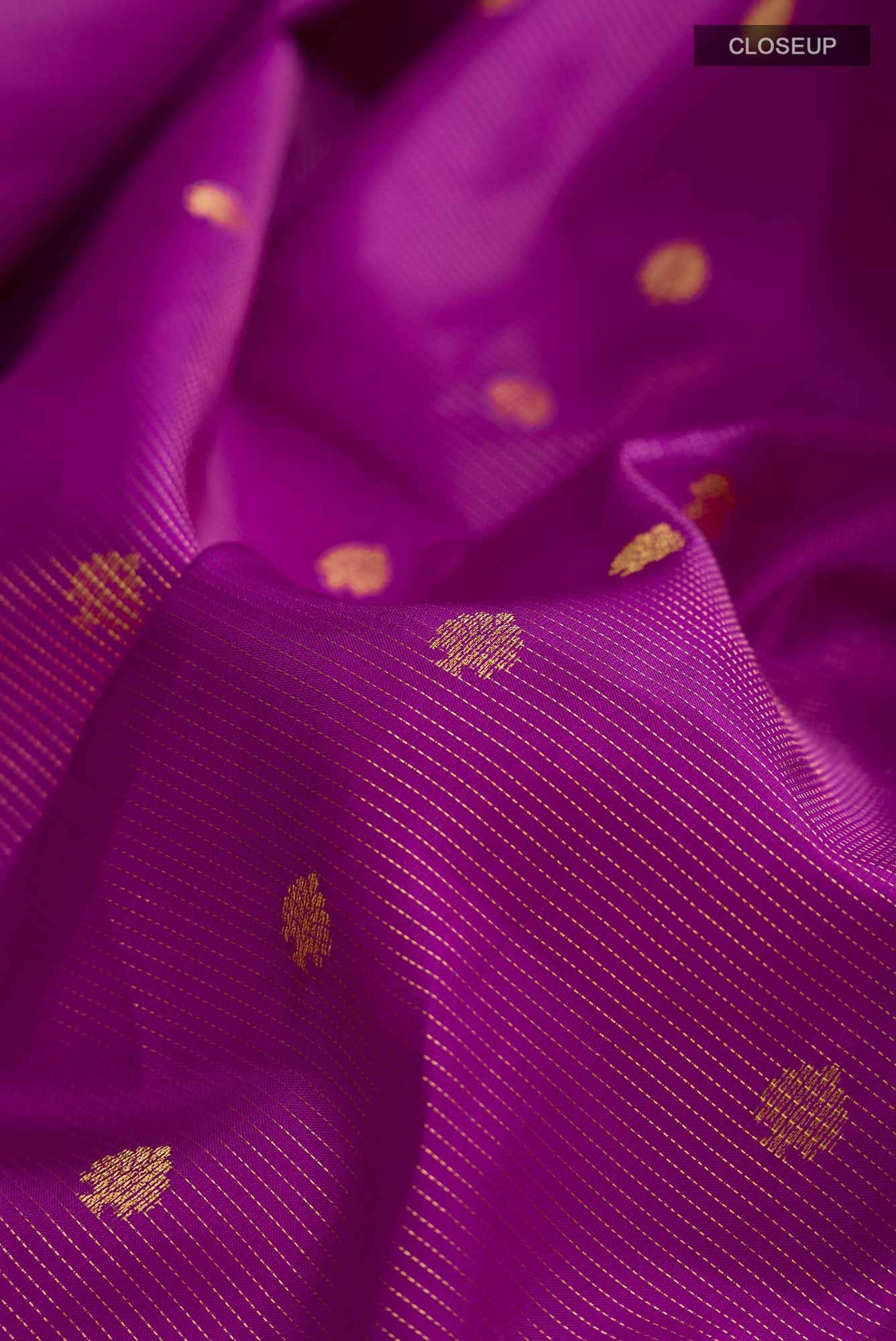 Magenta Kanchipuram Silk Saree