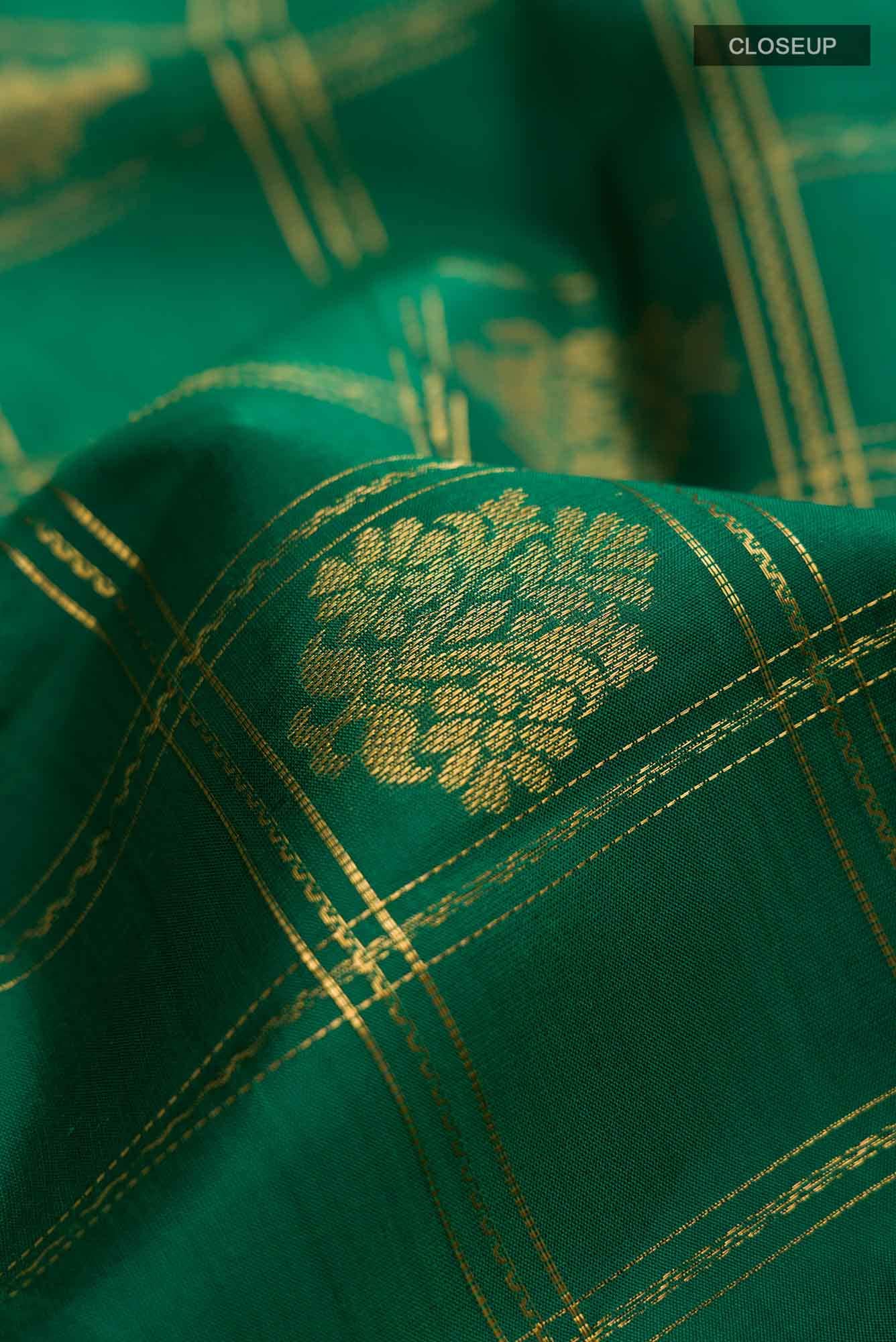 Green Kanchipuram Silk Saree