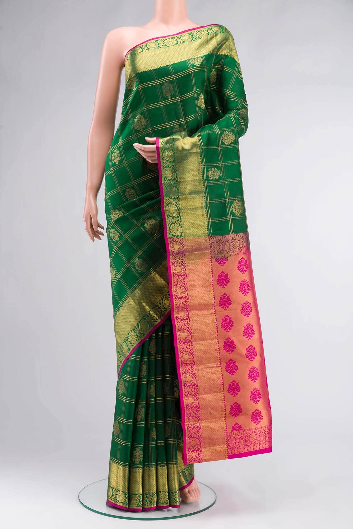 Green Kanchipuram Silk Saree