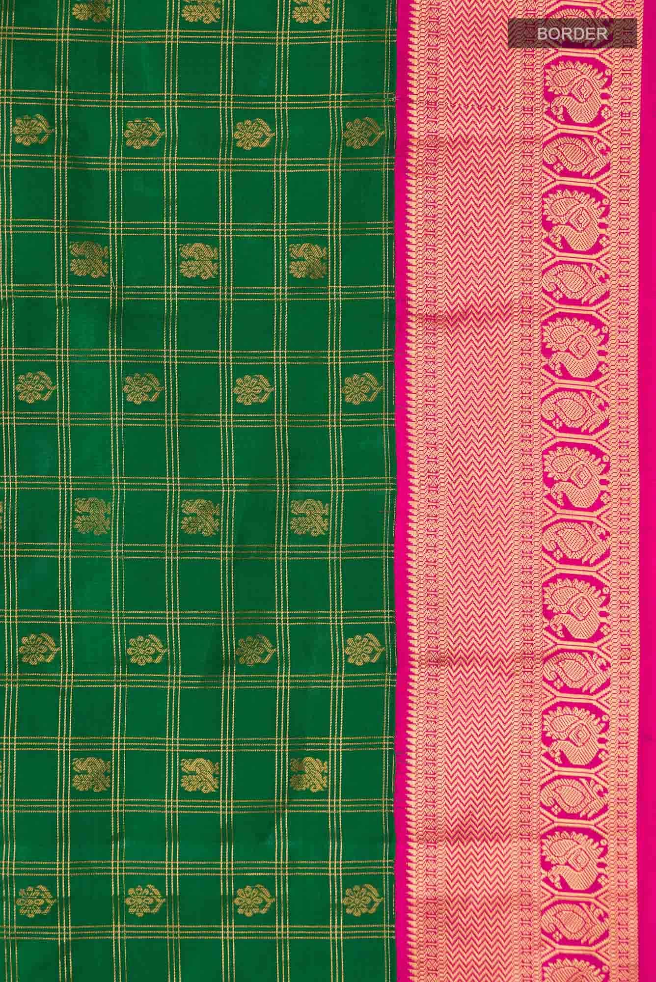 Green Kanchipuram Silk Saree