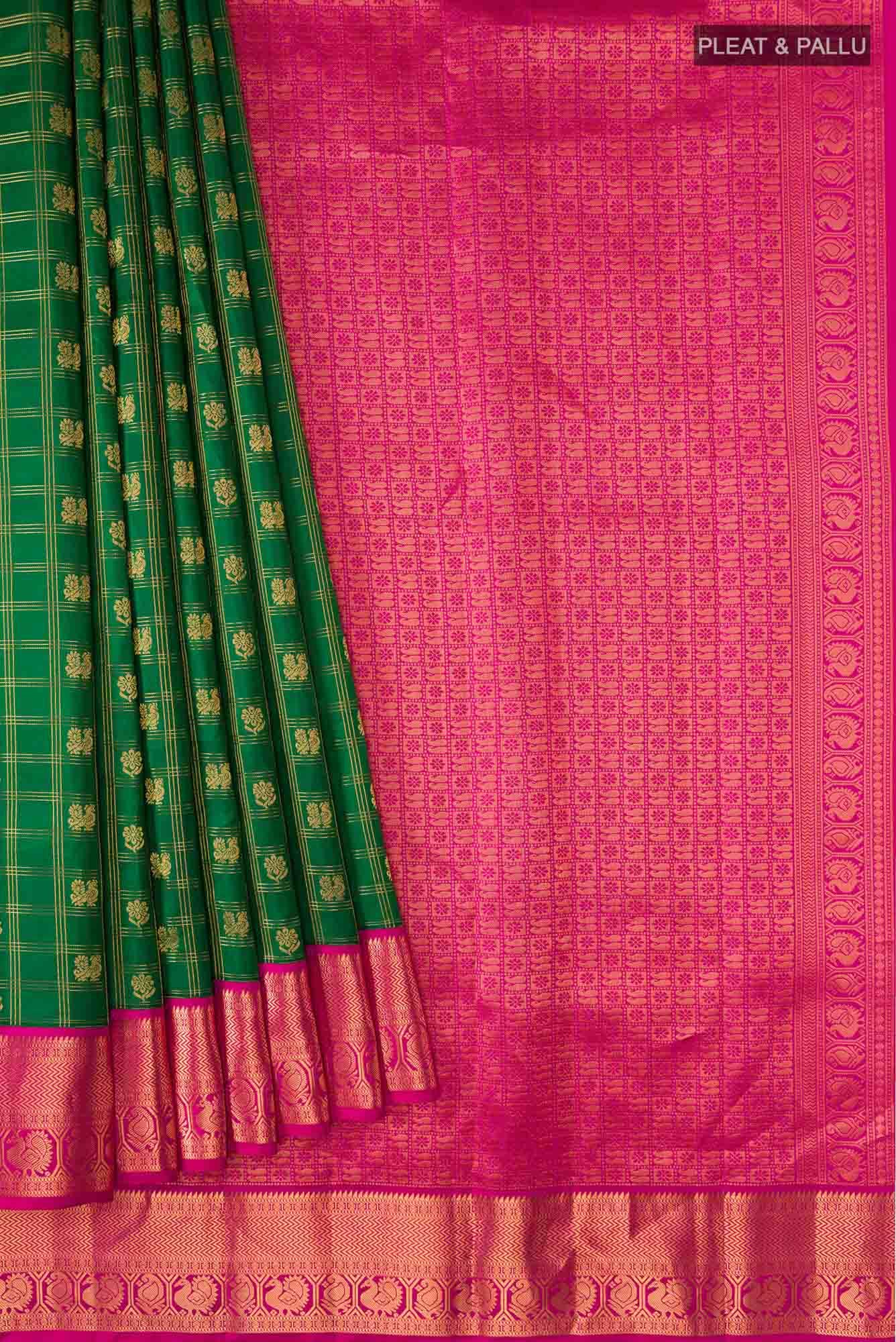 Green Kanchipuram Silk Saree