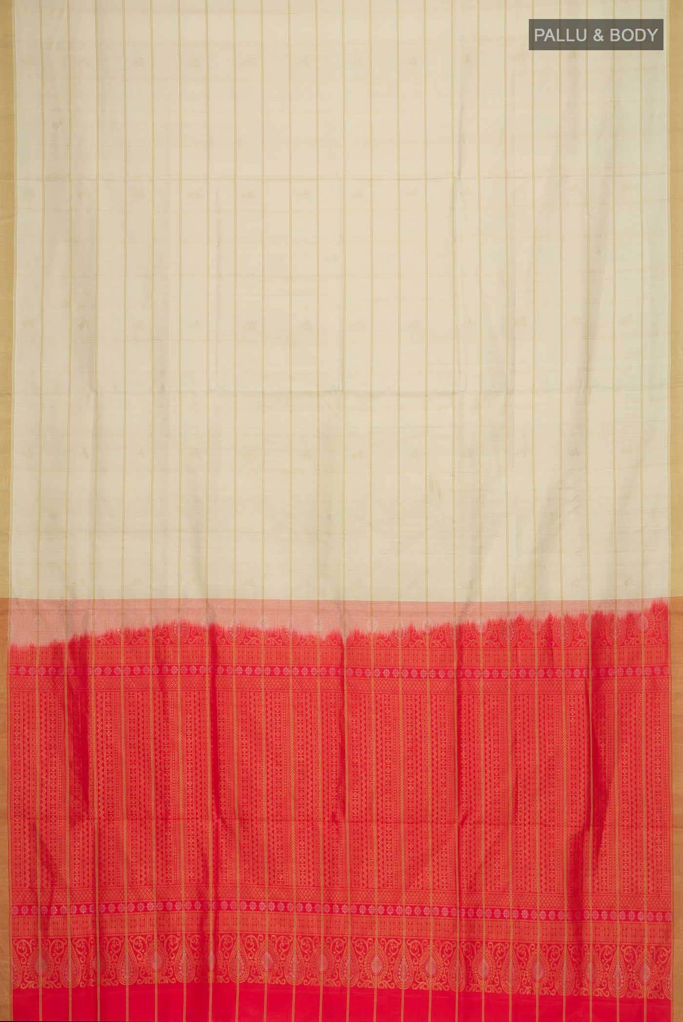 Beige Soft Silk Saree