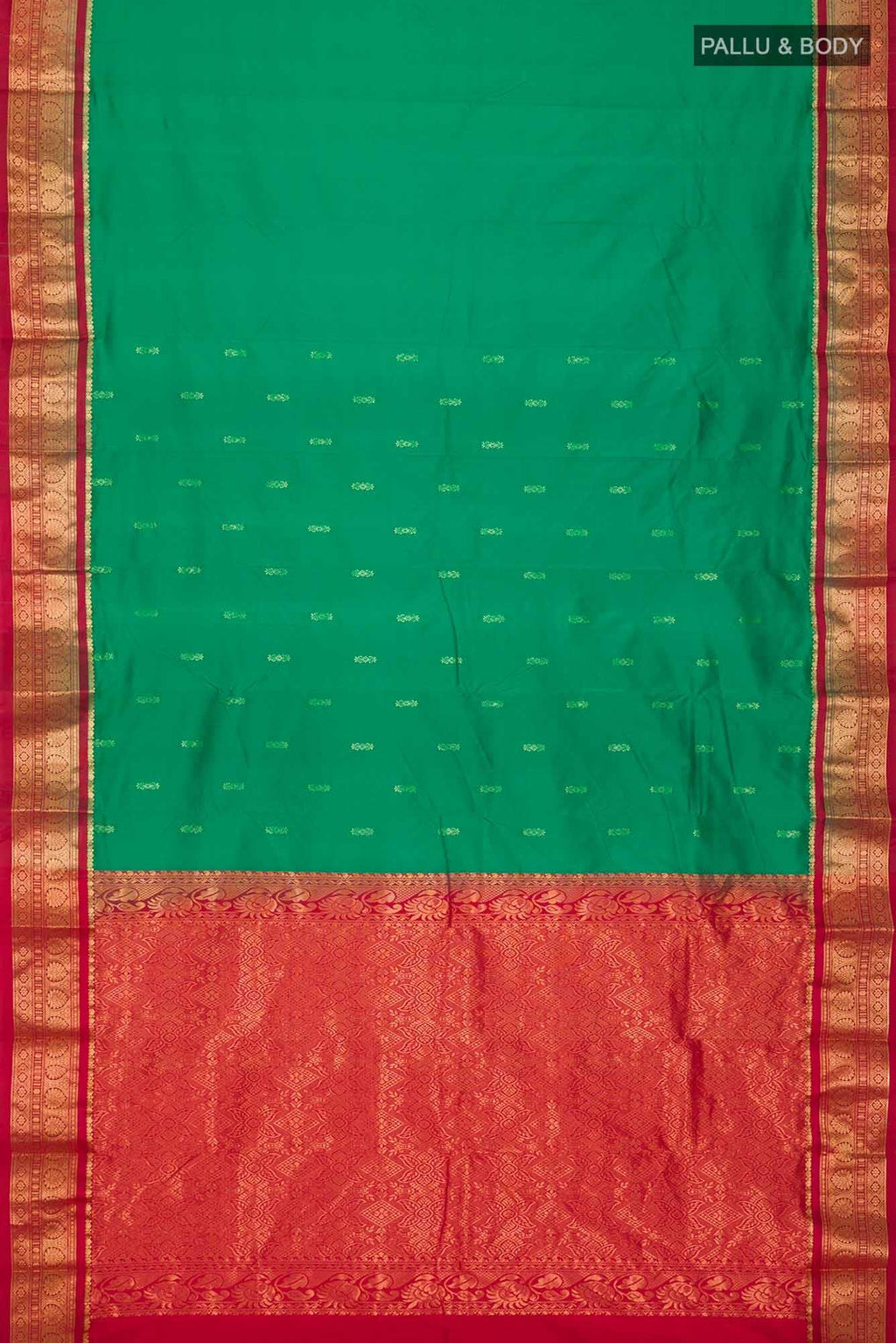 Green Bangalore Silk Saree