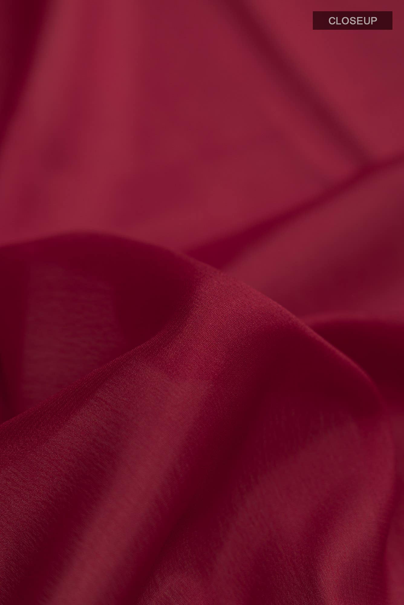 Maroon Mysore Crepe Saree