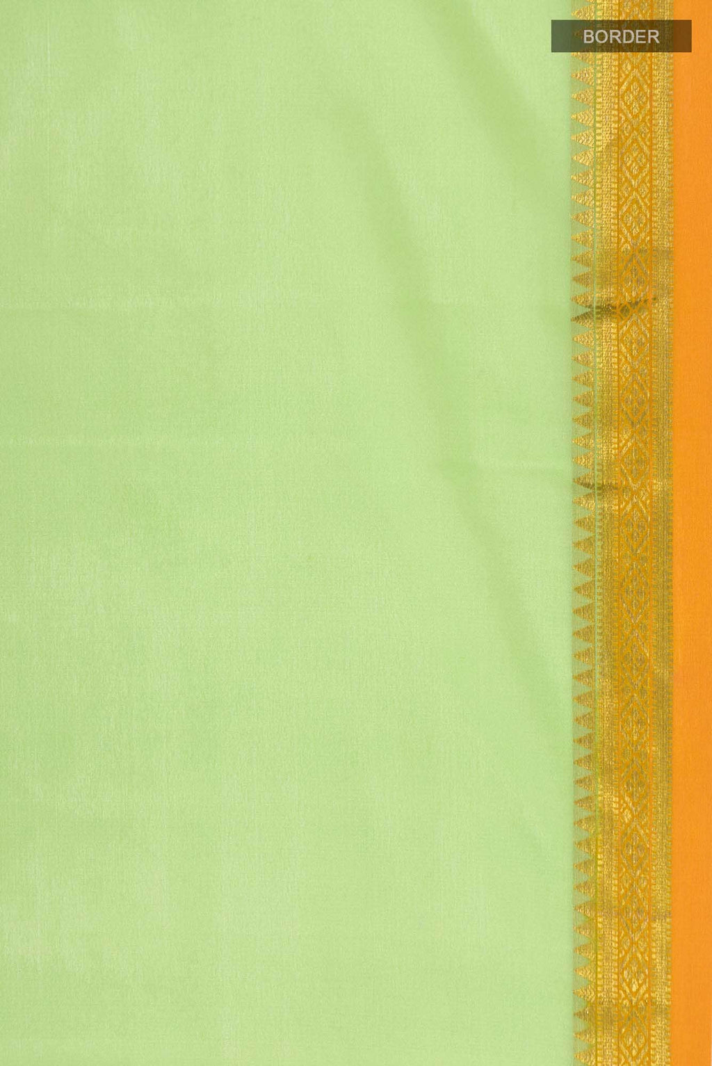 Light Green Mysore Crepe Saree