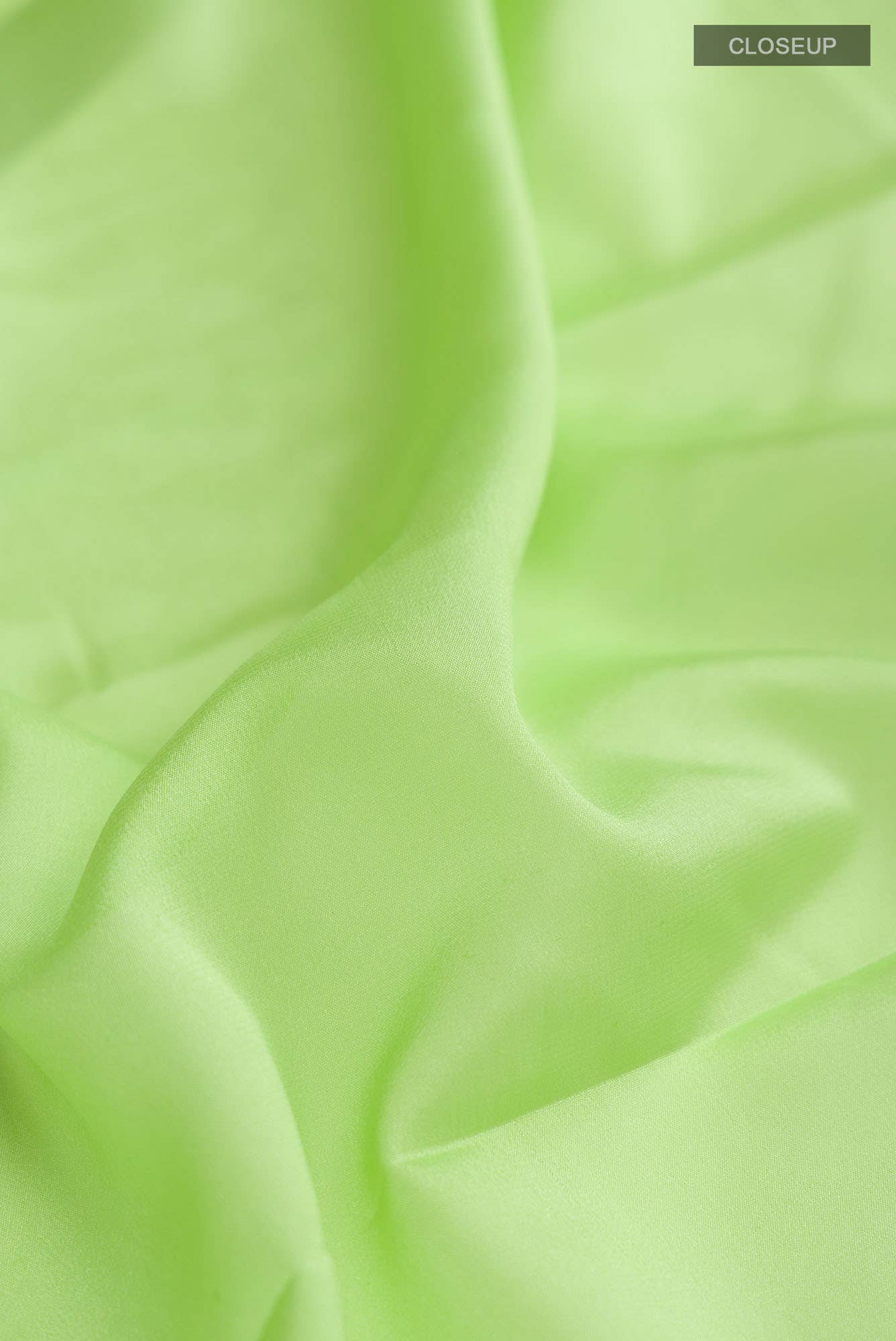 Light Green Mysore Crepe Saree