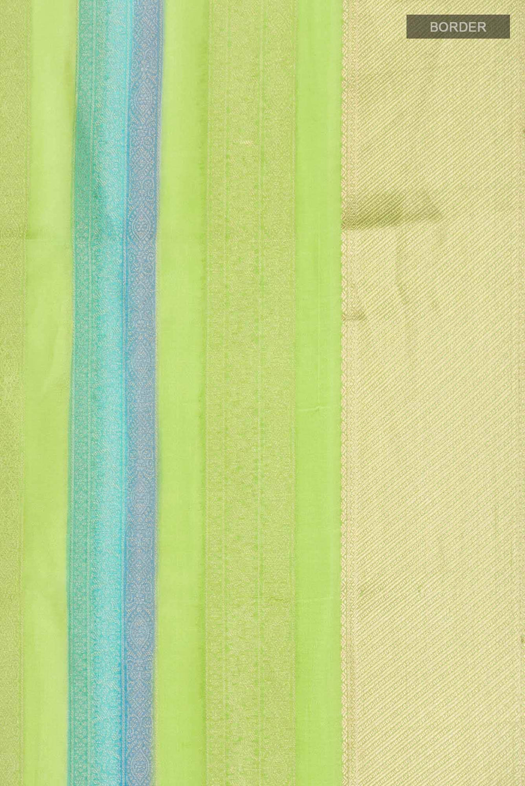 Green Mysore Crepe Saree