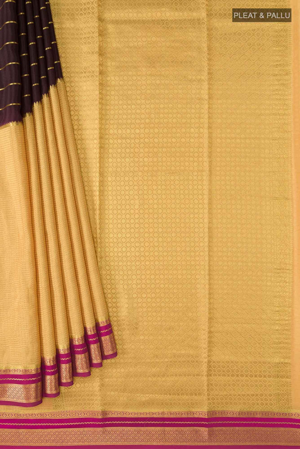 Multi Mysore Crepe Saree