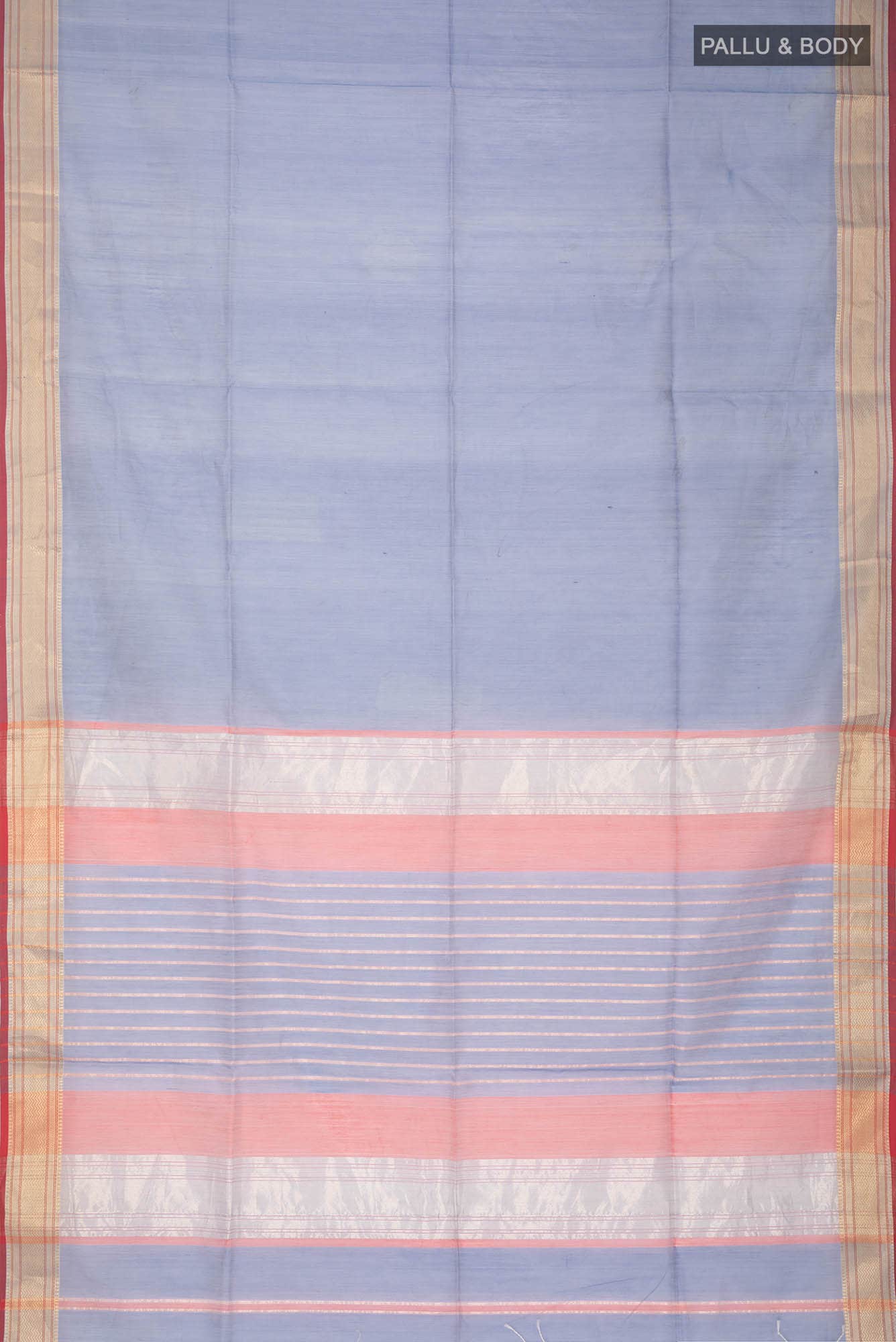 Blue Maheshwari Silk Cotton Saree