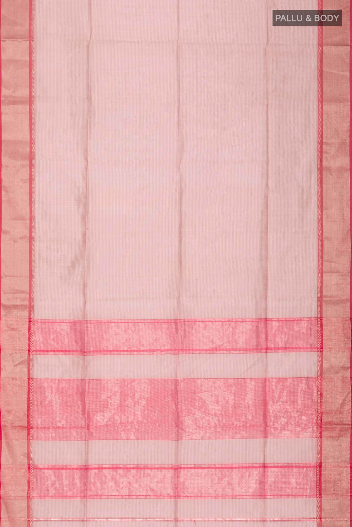 Pink Maheshwari Silk Cotton Saree