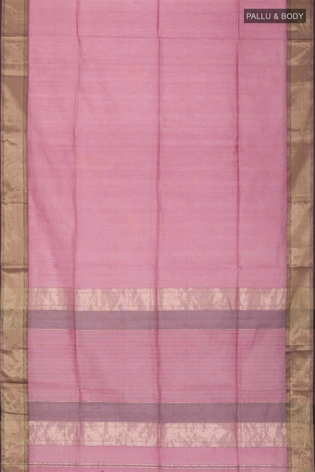 Mauve Maheshwari Silk Cotton Saree