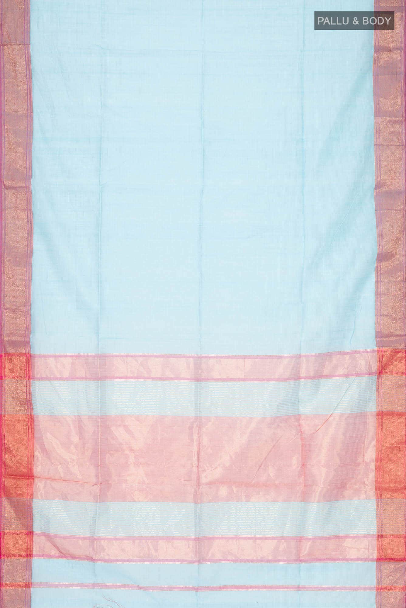 Blue Blended Maheshwari Silk Cotton Saree