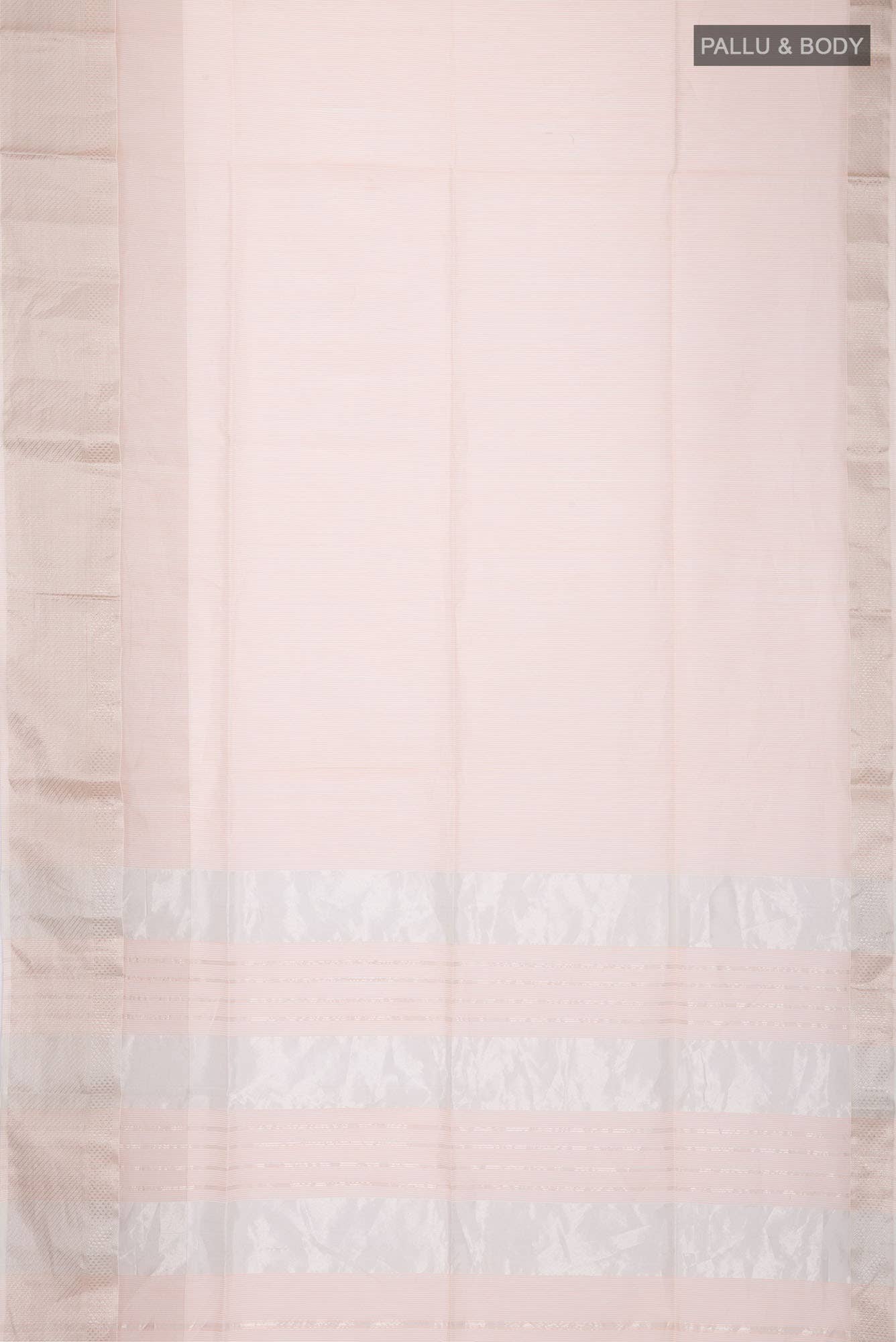 Peach Maheshwari Silk Cotton Saree
