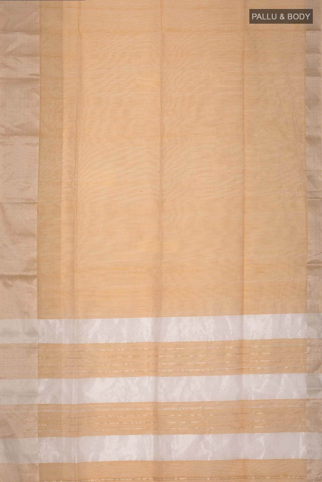 Orange Maheshwari Silk Cotton Saree