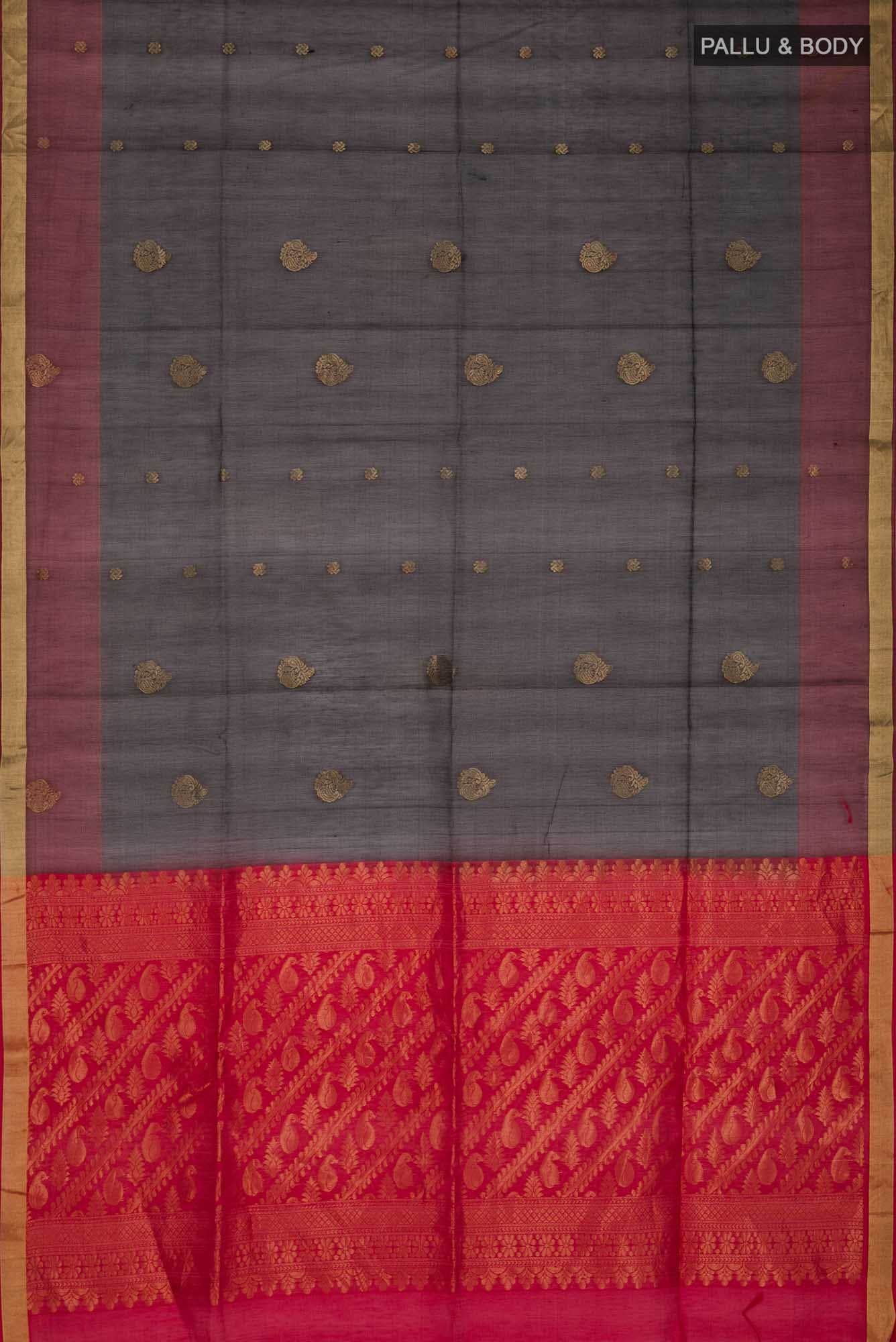 Black Silk Cotton Saree