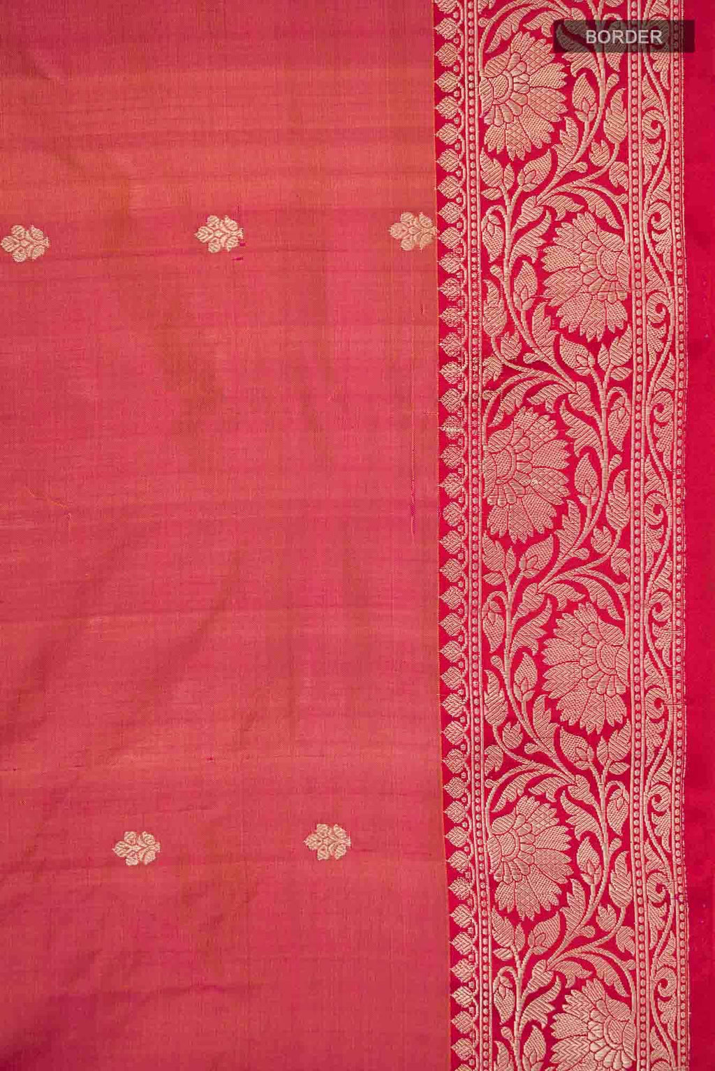 Pink Banarasi Katan Silk Saree