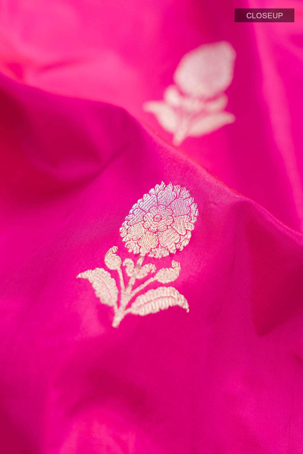 Pink Banarasi Katan Silk Saree